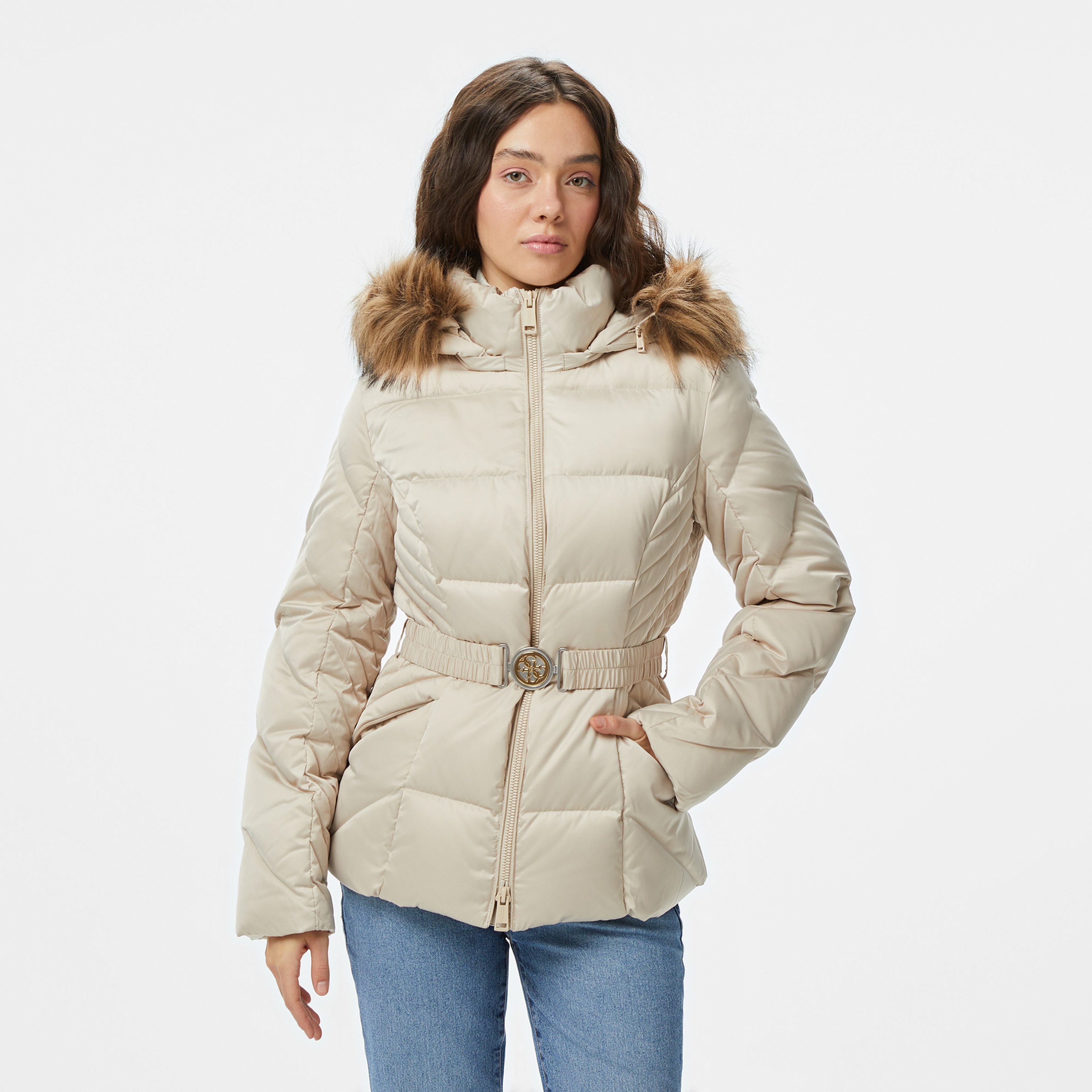 Guess Kadın Krem Mont