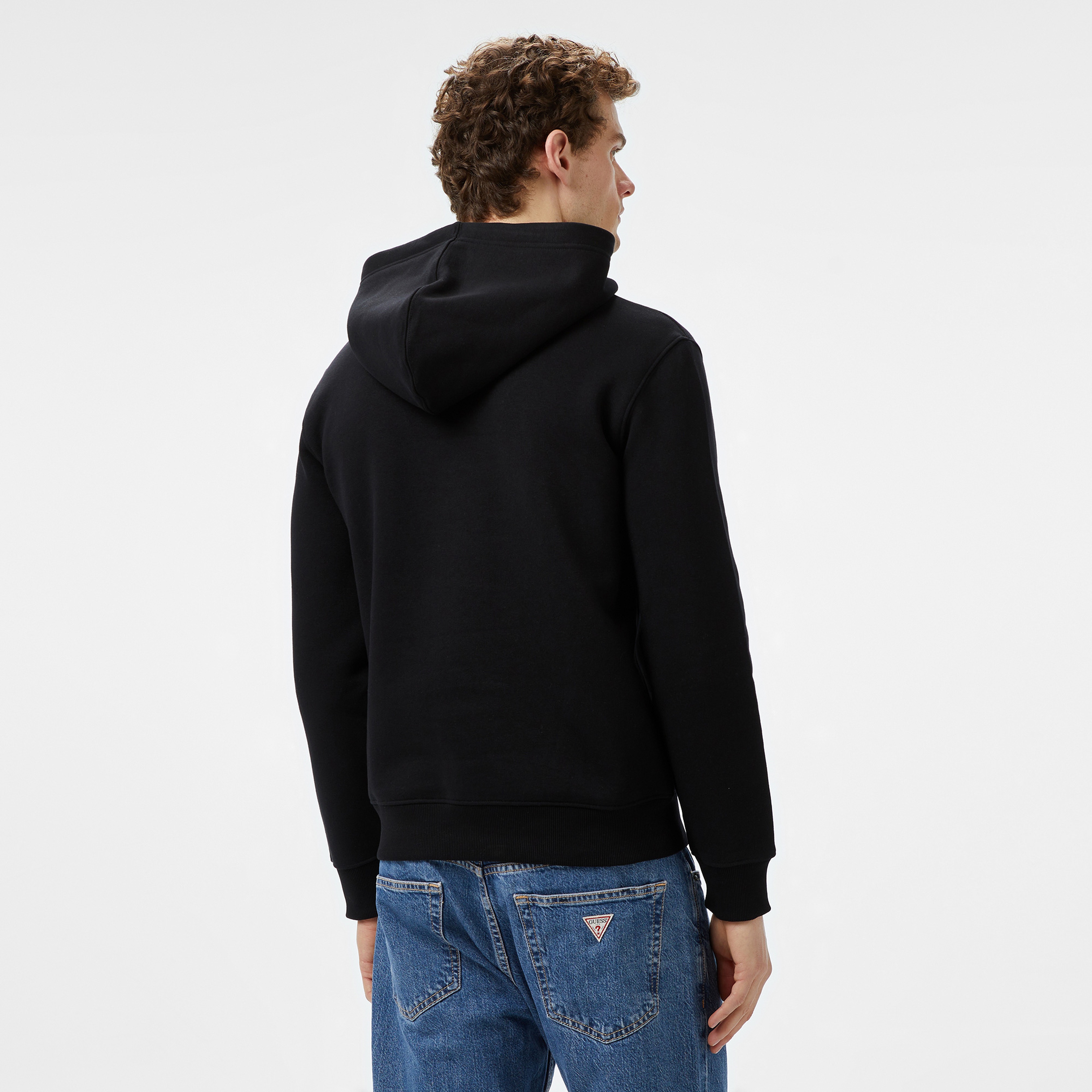 Guess Erkek Siyah Sweatshirt