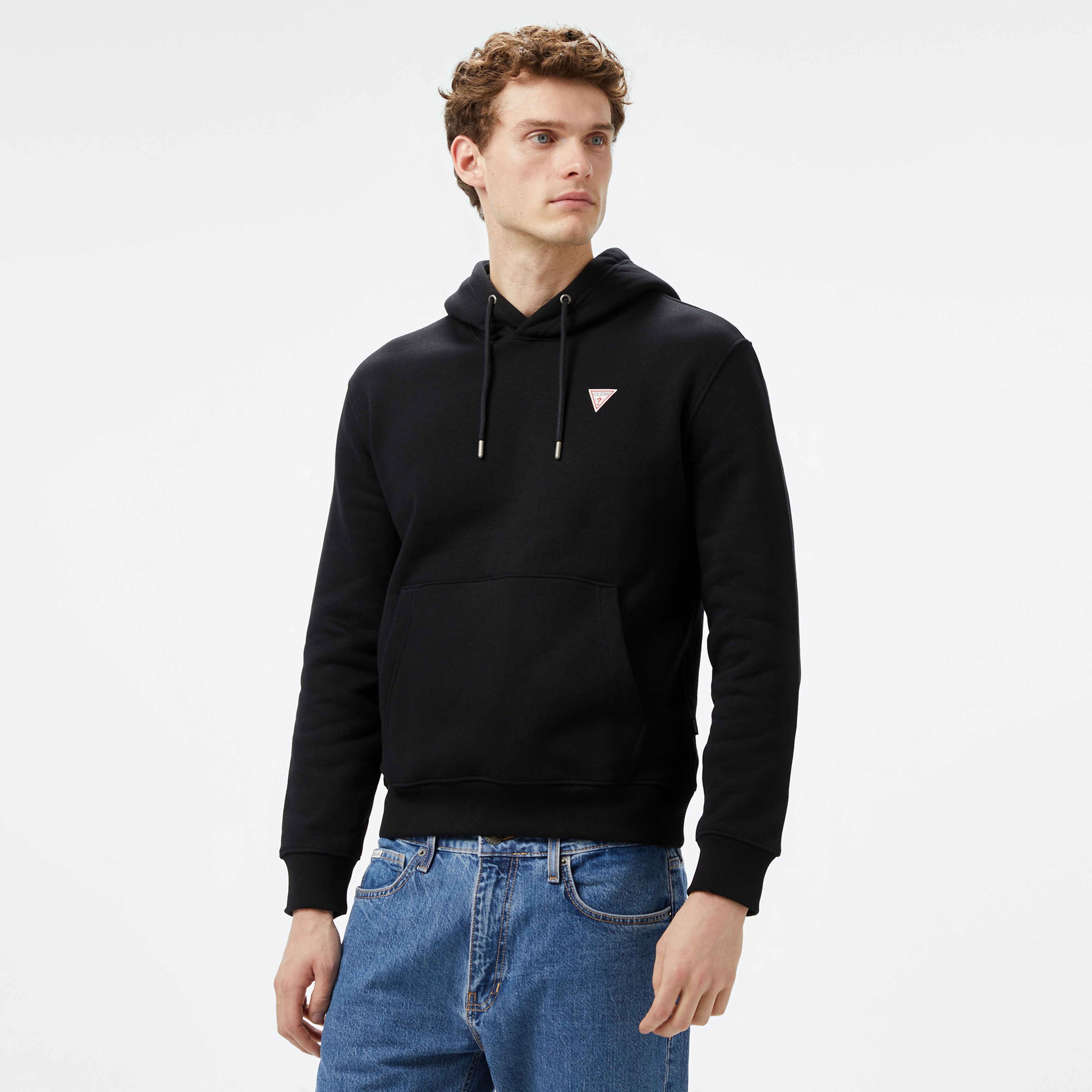 Guess Erkek Siyah Sweatshirt