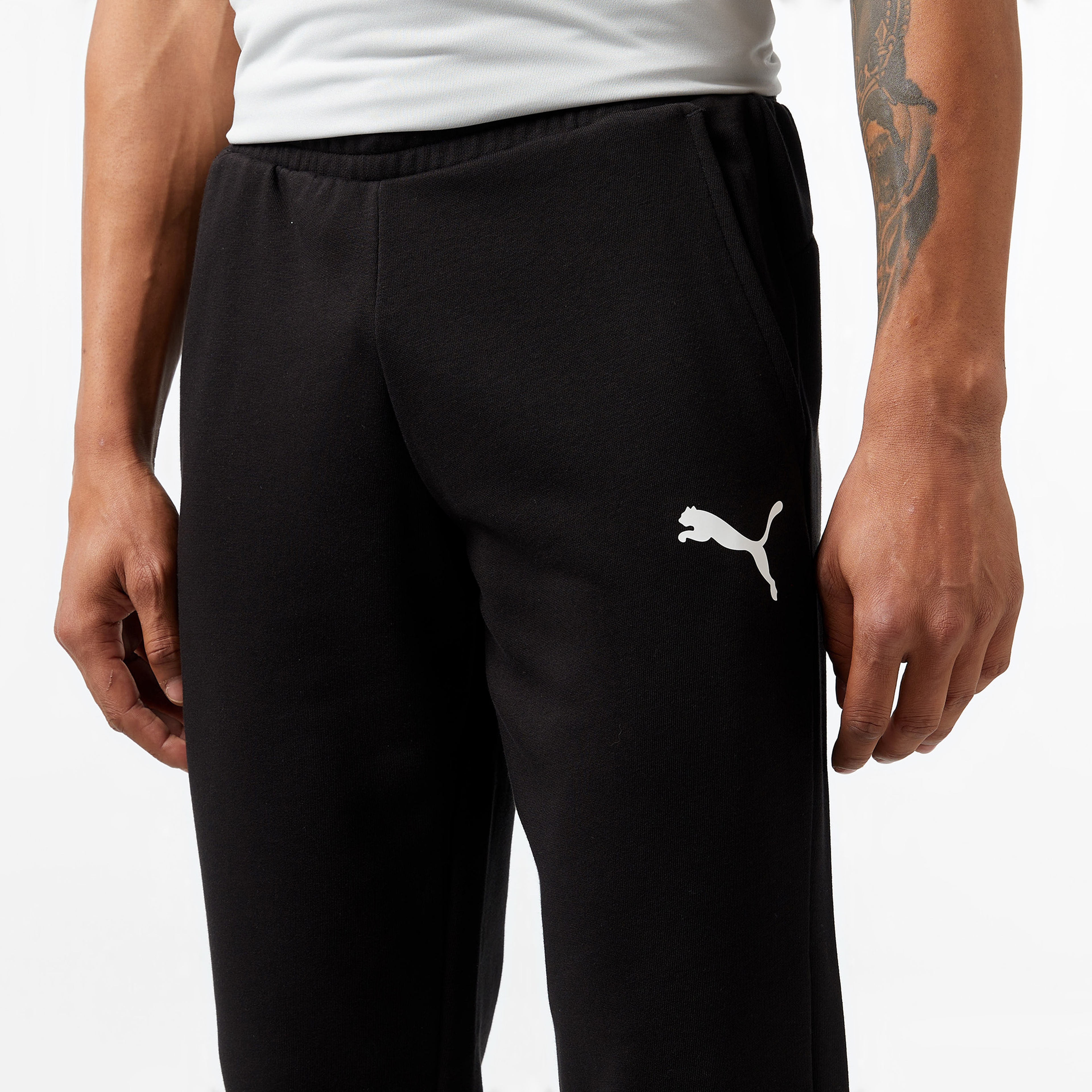 Puma Essential Logo Erkek Siyah Eşofman Altı