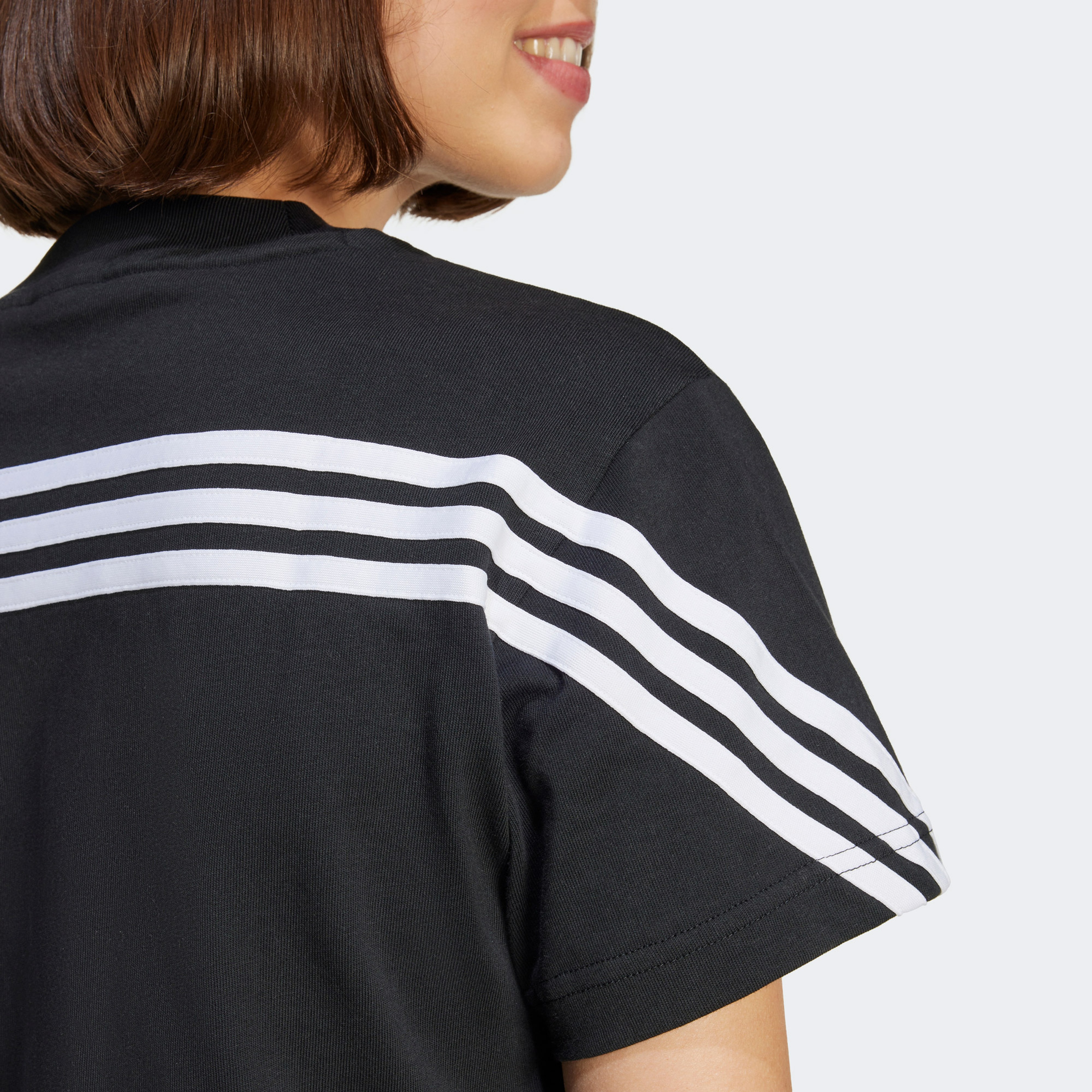 Adidas Fi 3S Kadın Siyah Antrenman T-Shirt