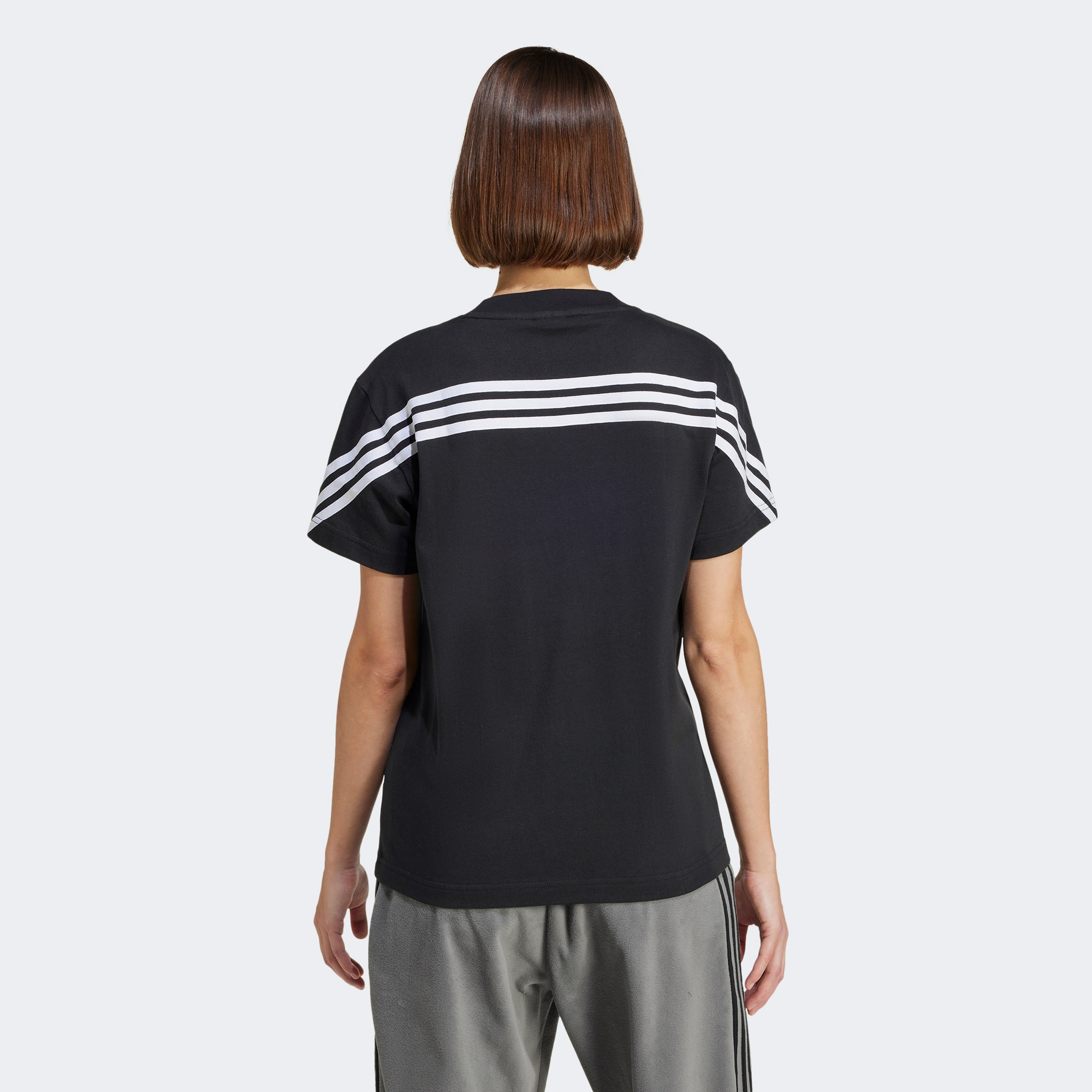 Adidas Fi 3S Kadın Siyah Antrenman T-Shirt