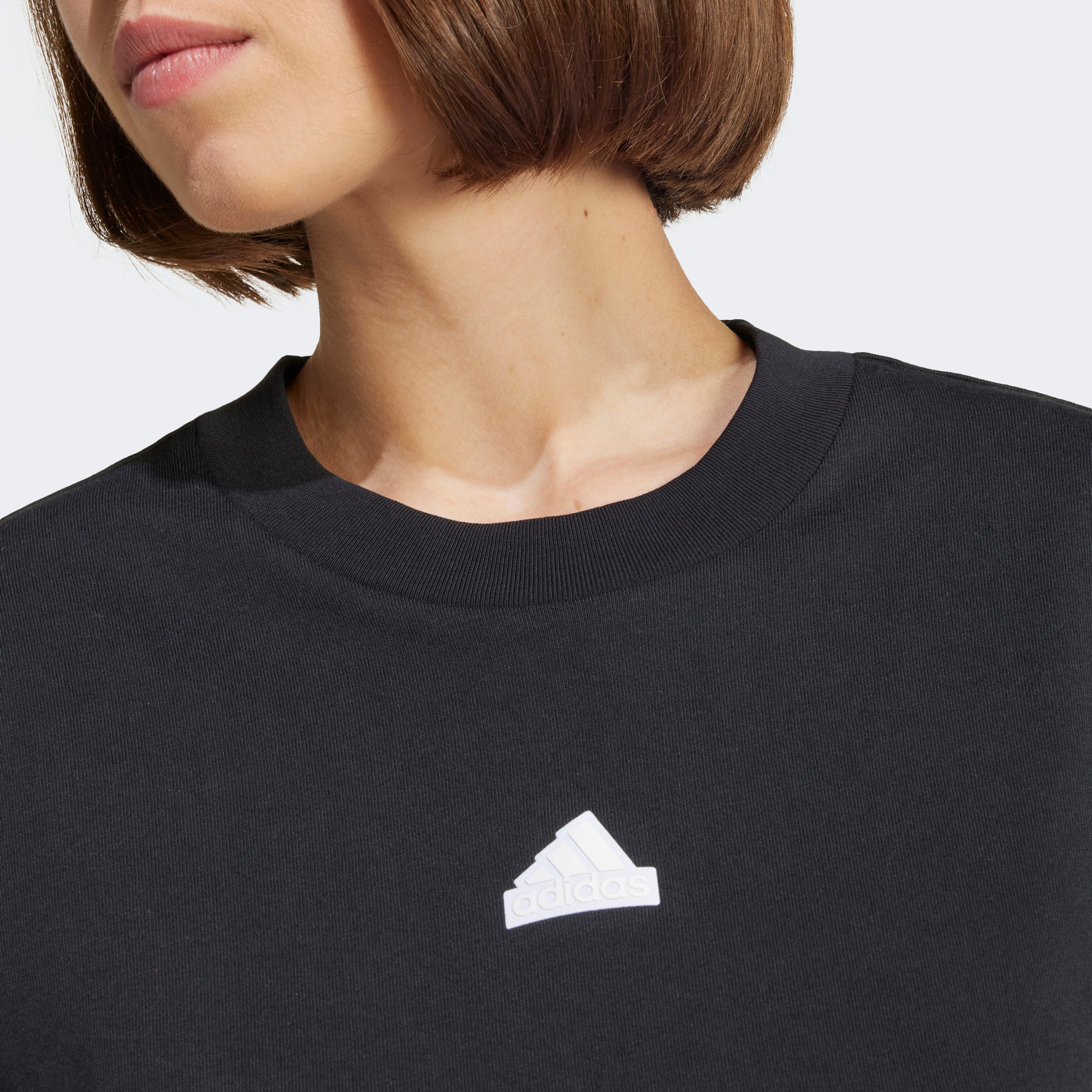 Adidas Fi 3S Kadın Siyah Antrenman T-Shirt