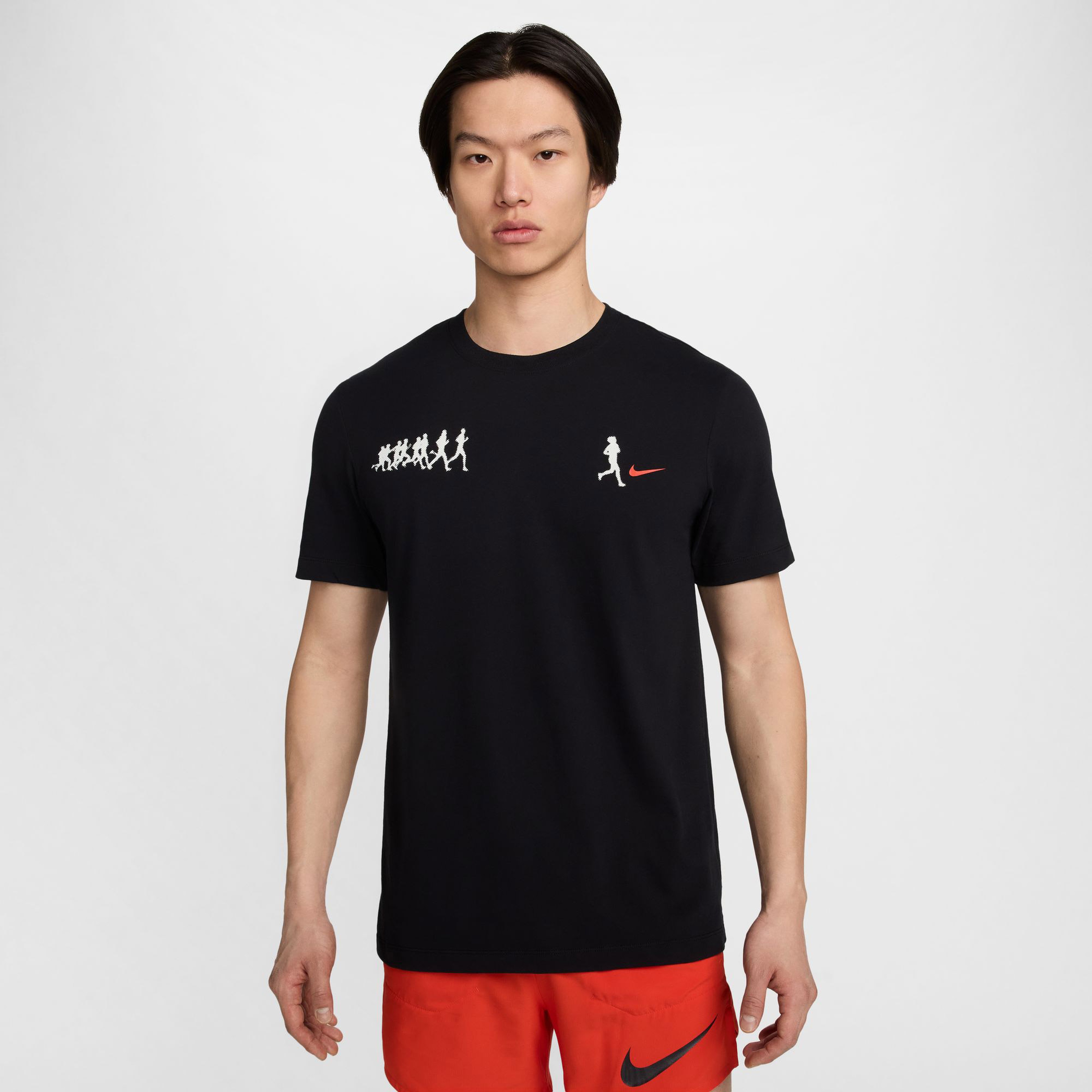 Nike Run Energy Erkek Siyah Günlük T-Shirt