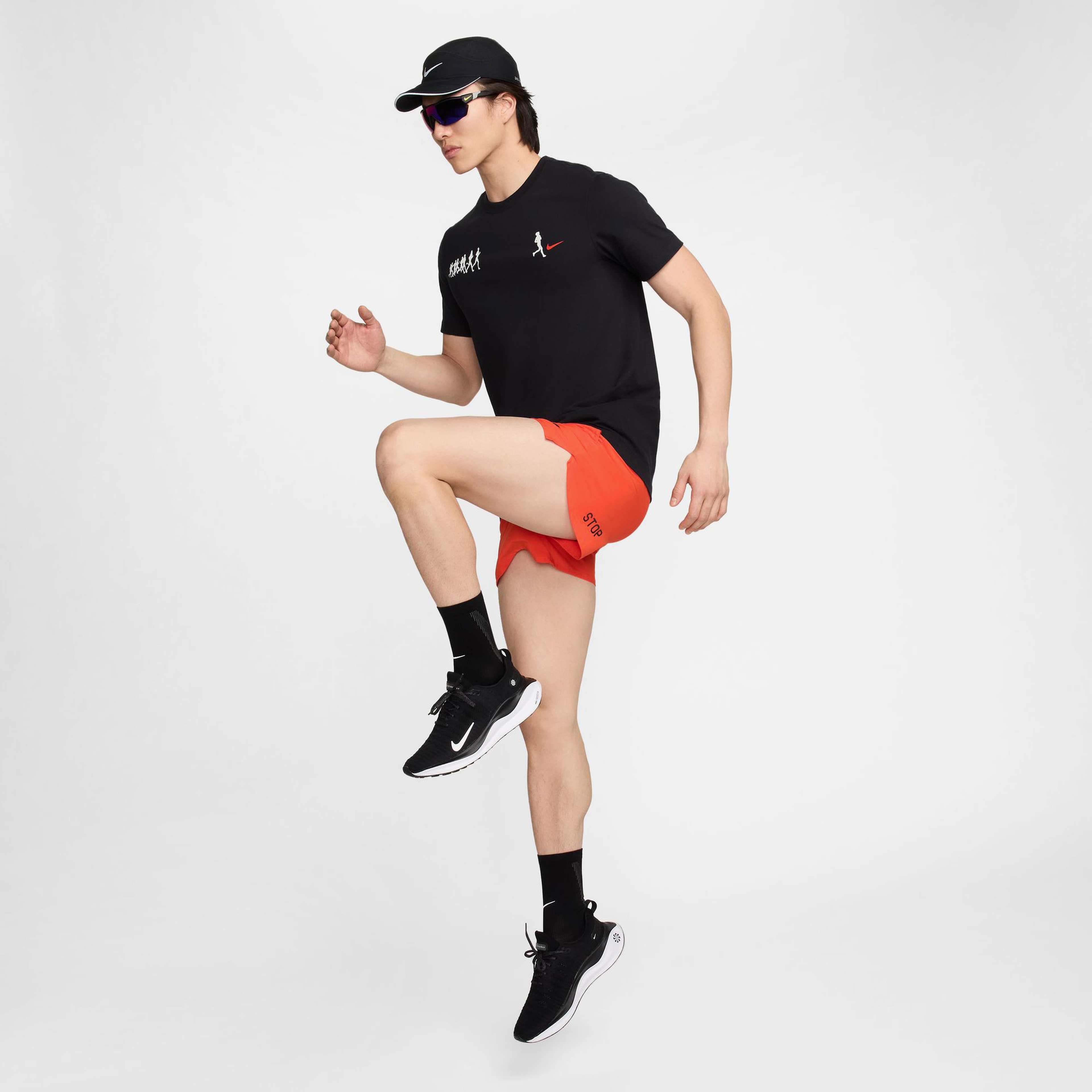 Nike Run Energy Erkek Siyah Günlük T-Shirt