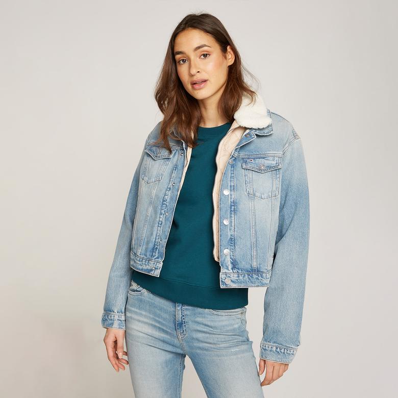 Tommy Jeans Kadın Mavi Mont