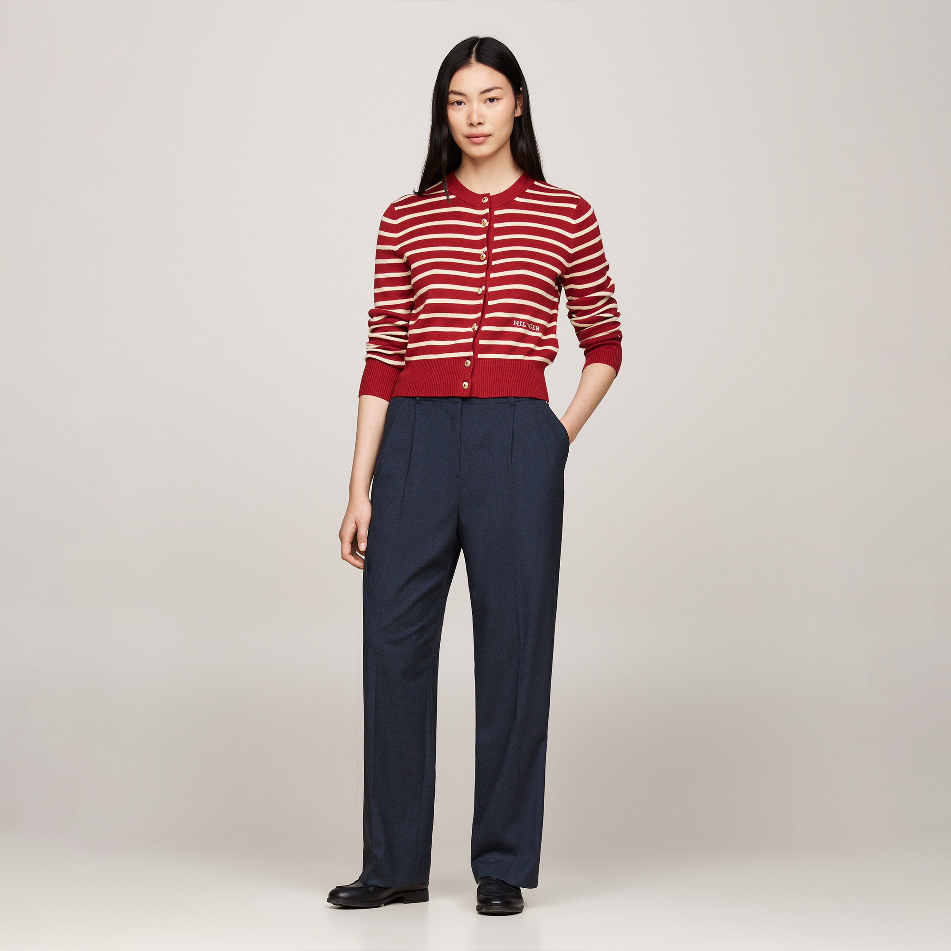 Tommy Hilfiger Kadın Mavi Pantolon