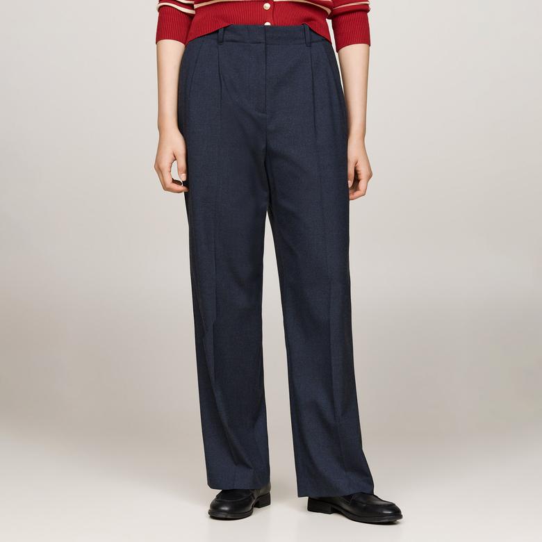 Tommy Hilfiger Kadın Mavi Pantolon