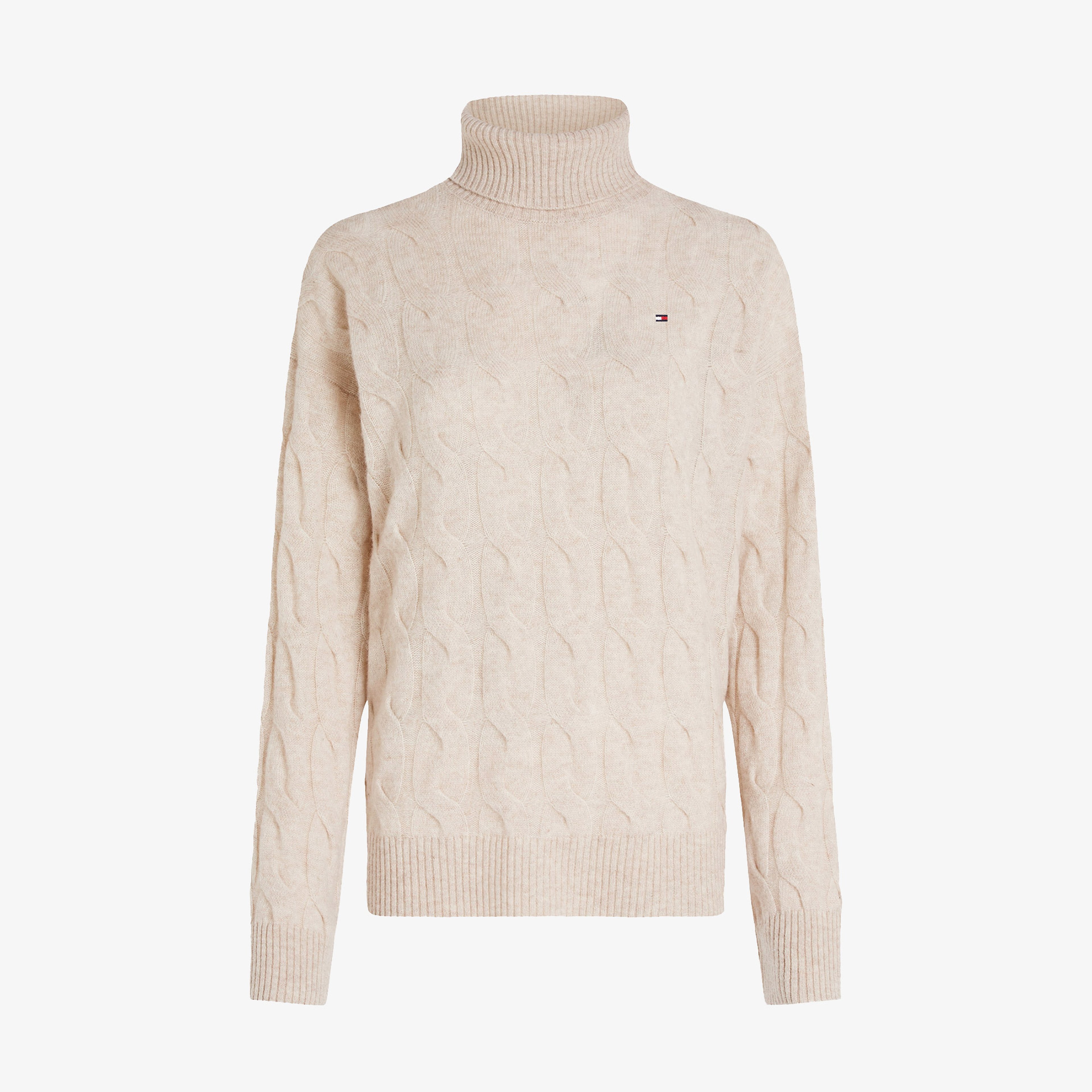 Tommy Hilfiger Kadın Bej Triko