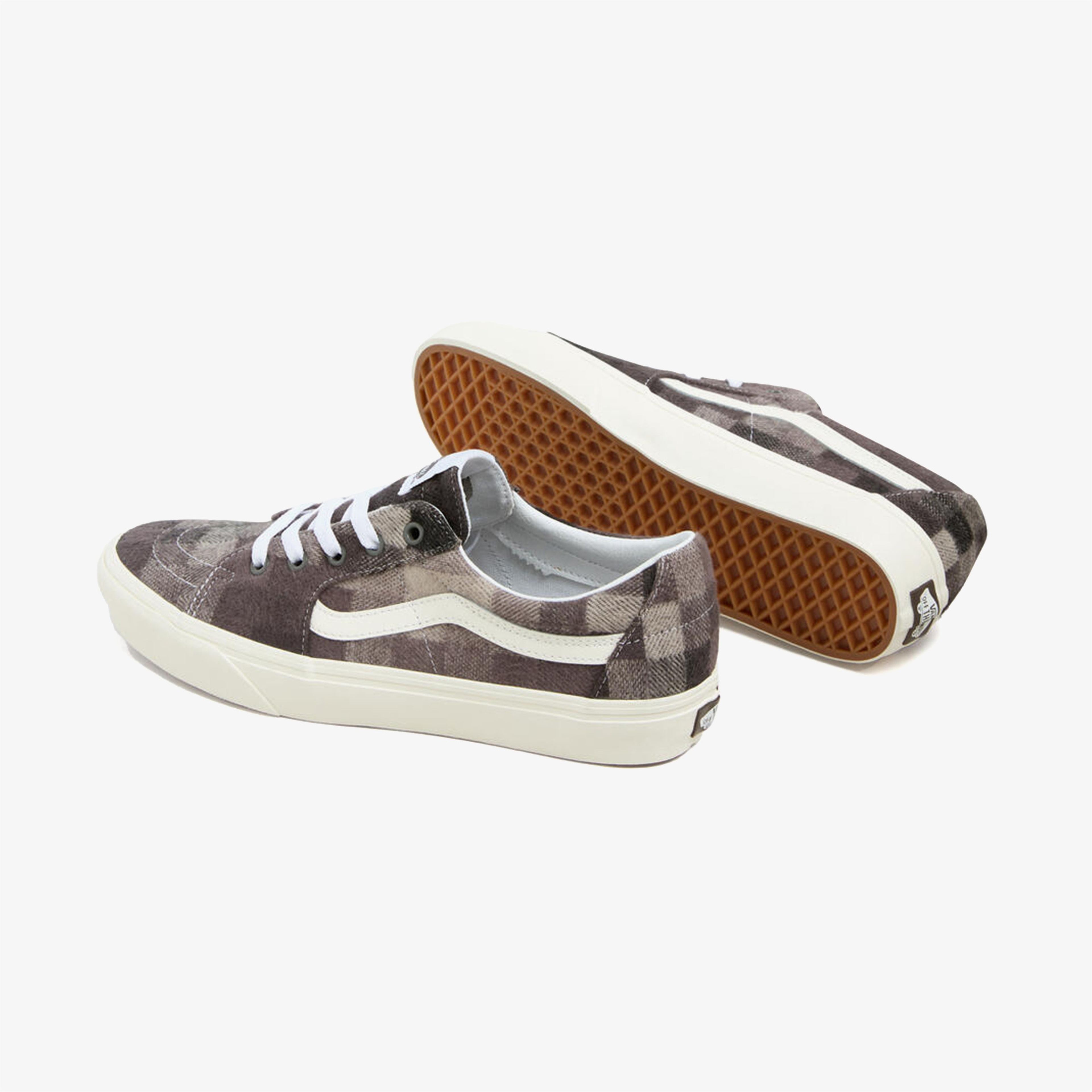 Vans Sk8-Low Unisex Gri Sneaker