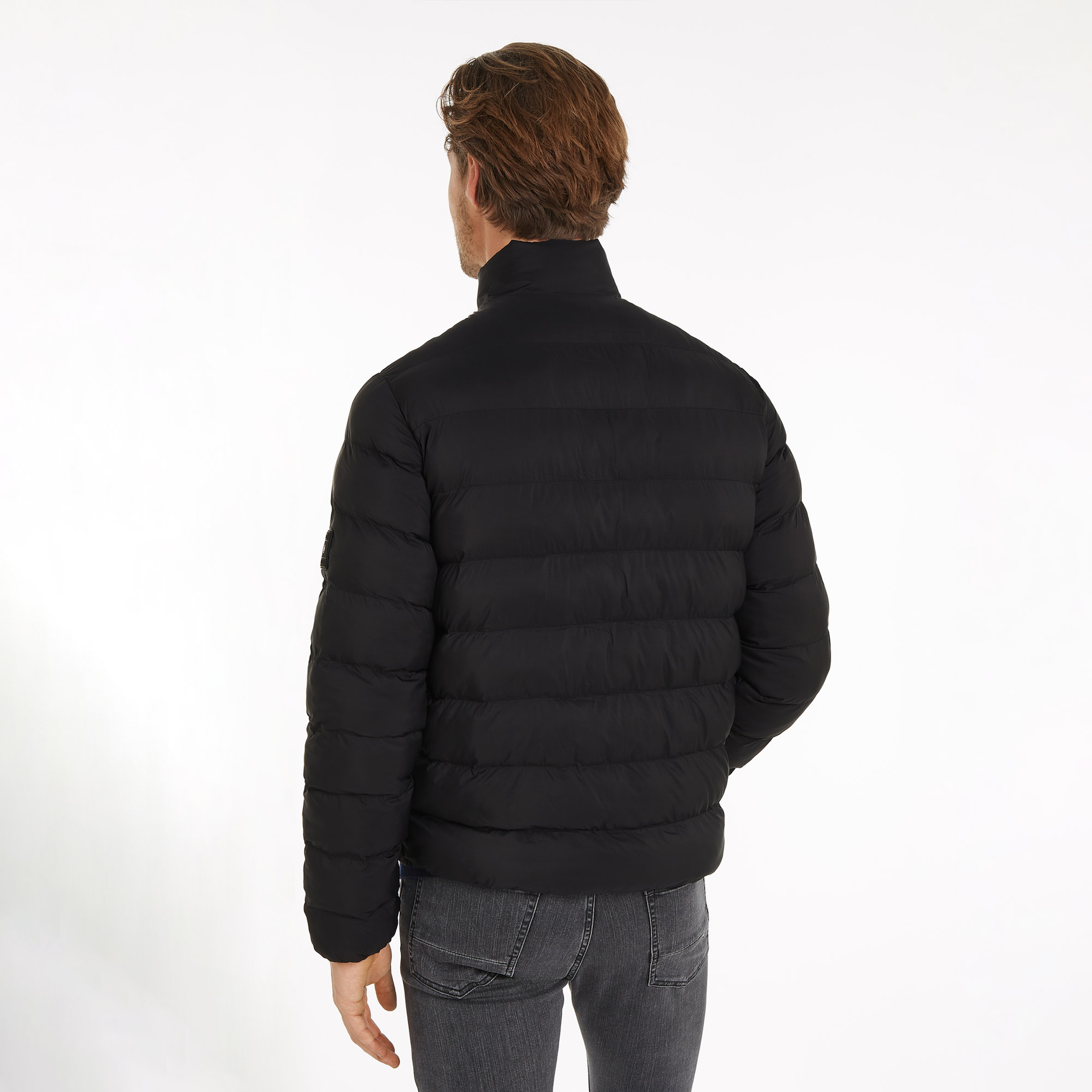 Tommy Hilfiger Erkek Siyah Mont