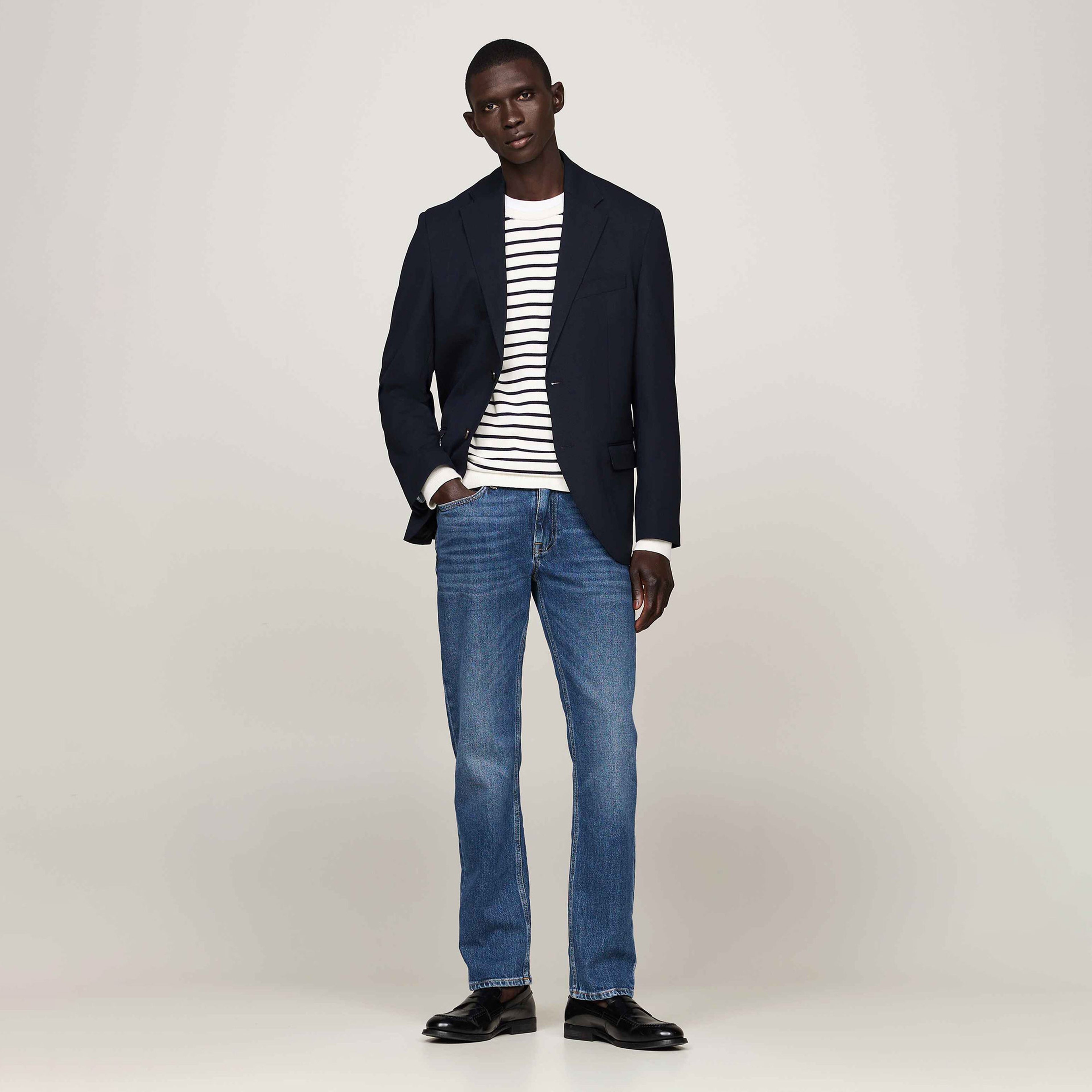Tommy Hilfiger Erkek Mavi Jean