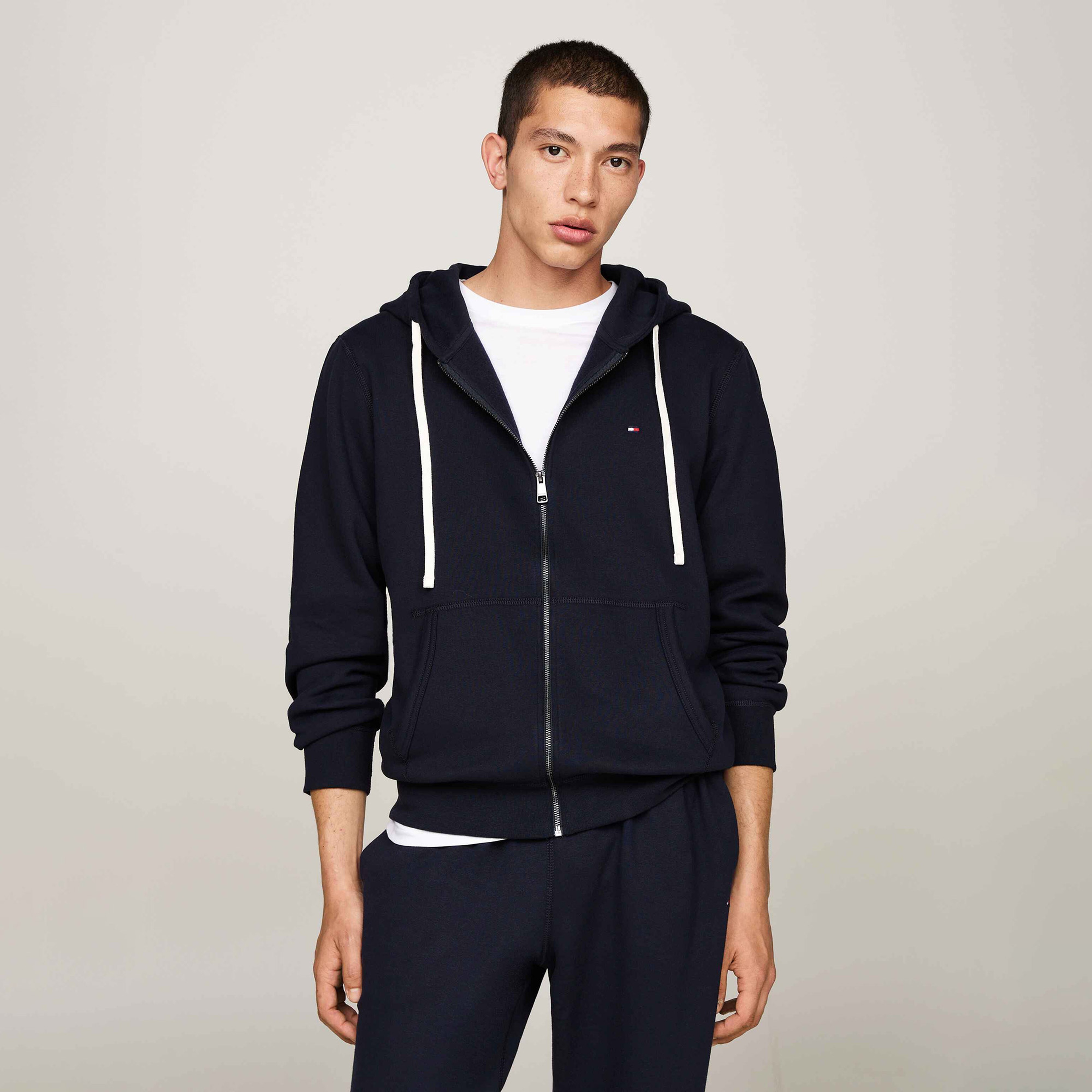 Tommy Hilfiger Erkek Mavi Sweatshirt