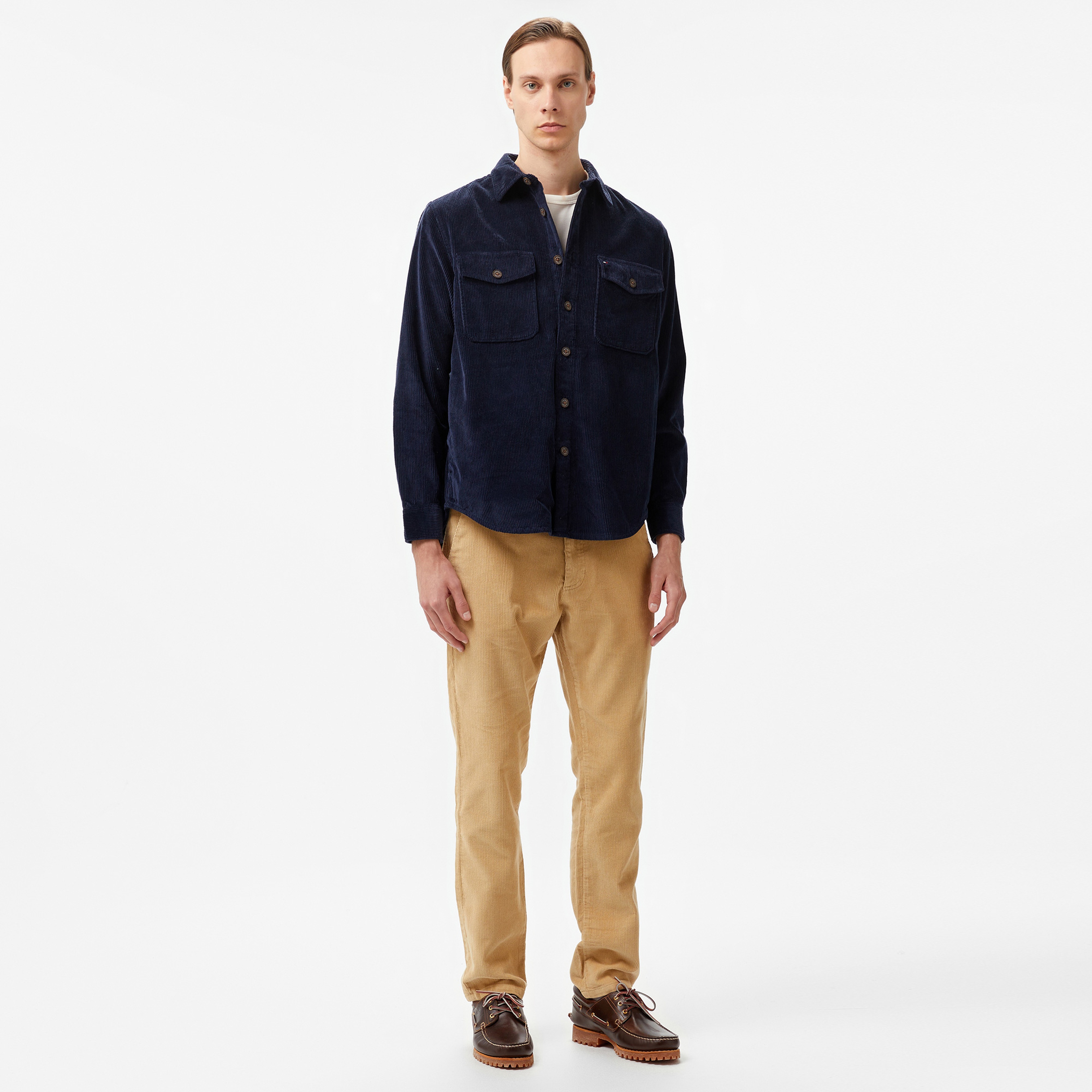 Tommy Hilfiger Erkek Mavi Gömlek