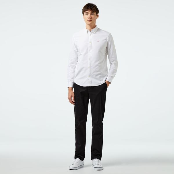 Tommy Hilfiger Chino Denton 1985 Pima Erkek Siyah Chino Pantolon