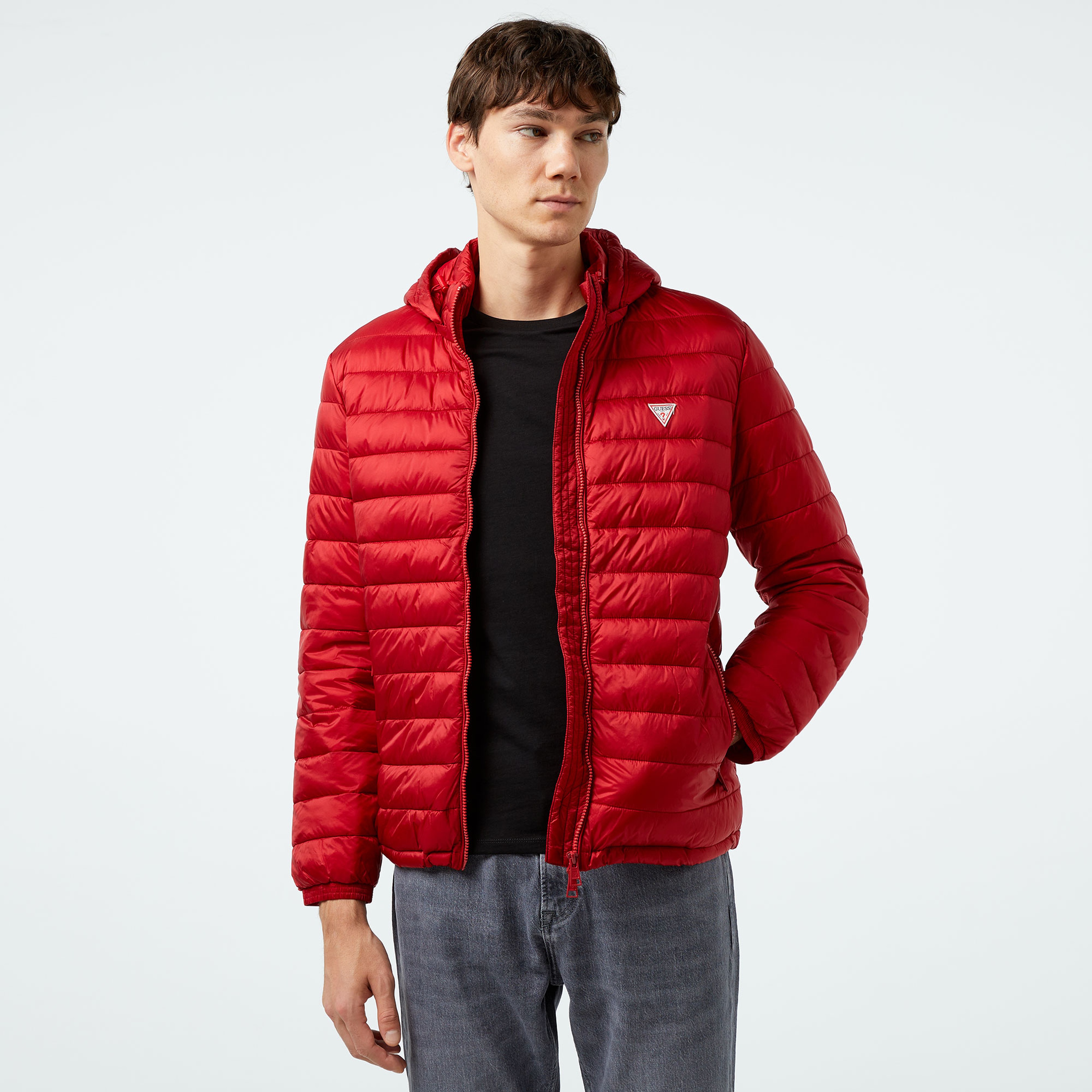 Guess Erkek Kırmızı Mont