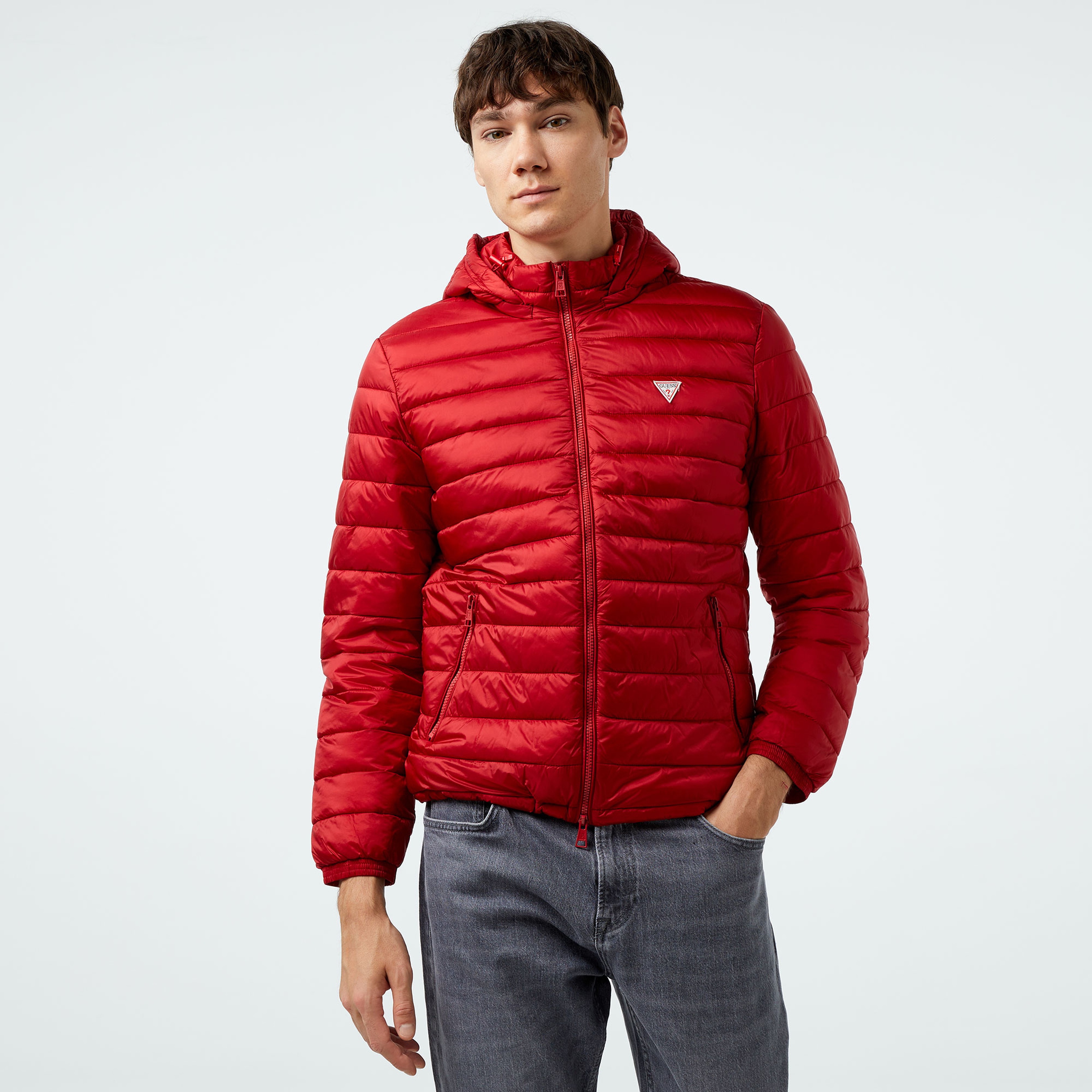 Guess Erkek Kırmızı Mont