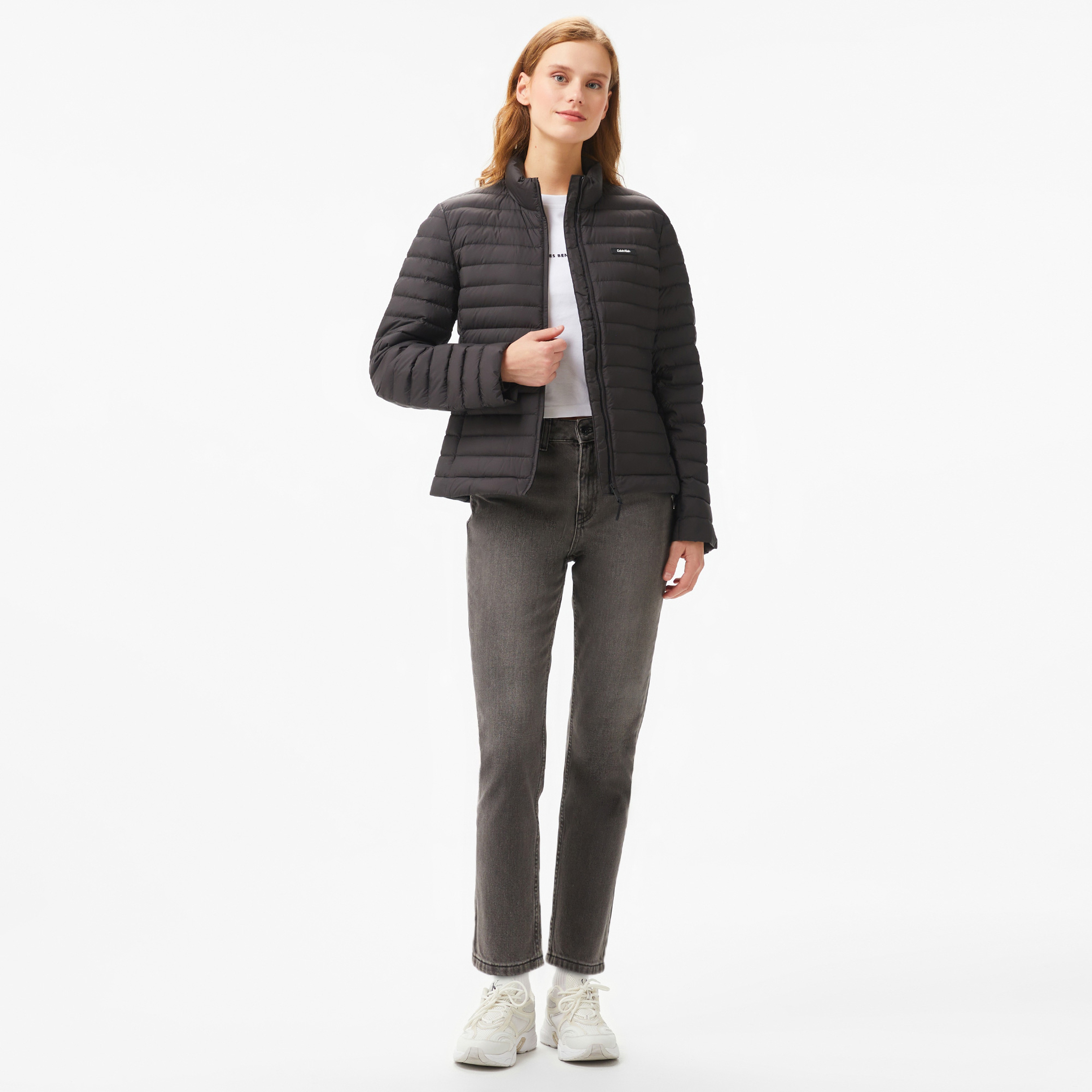 Calvin Klein Kadın Siyah Mont