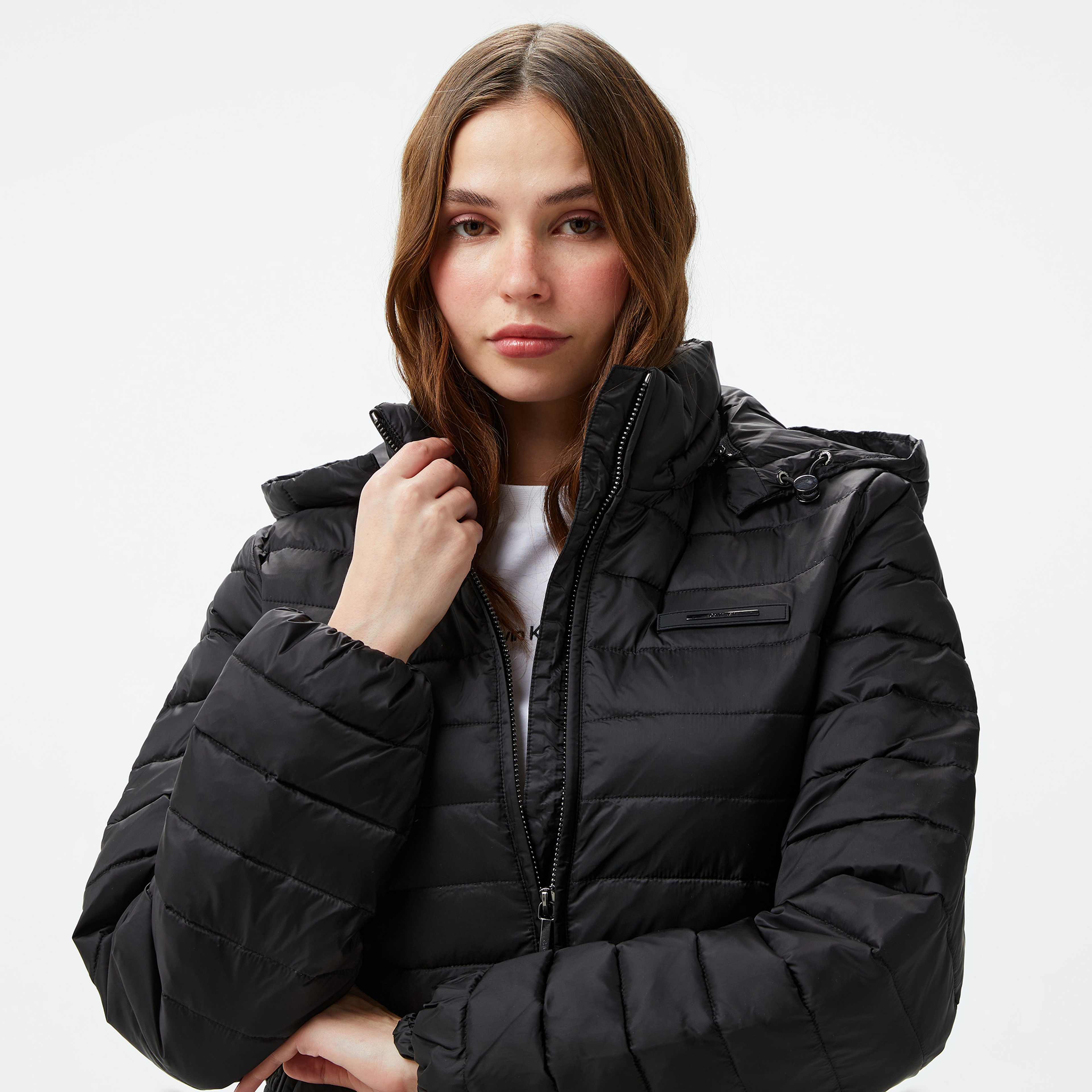 Calvin Klein Kadın Siyah Mont