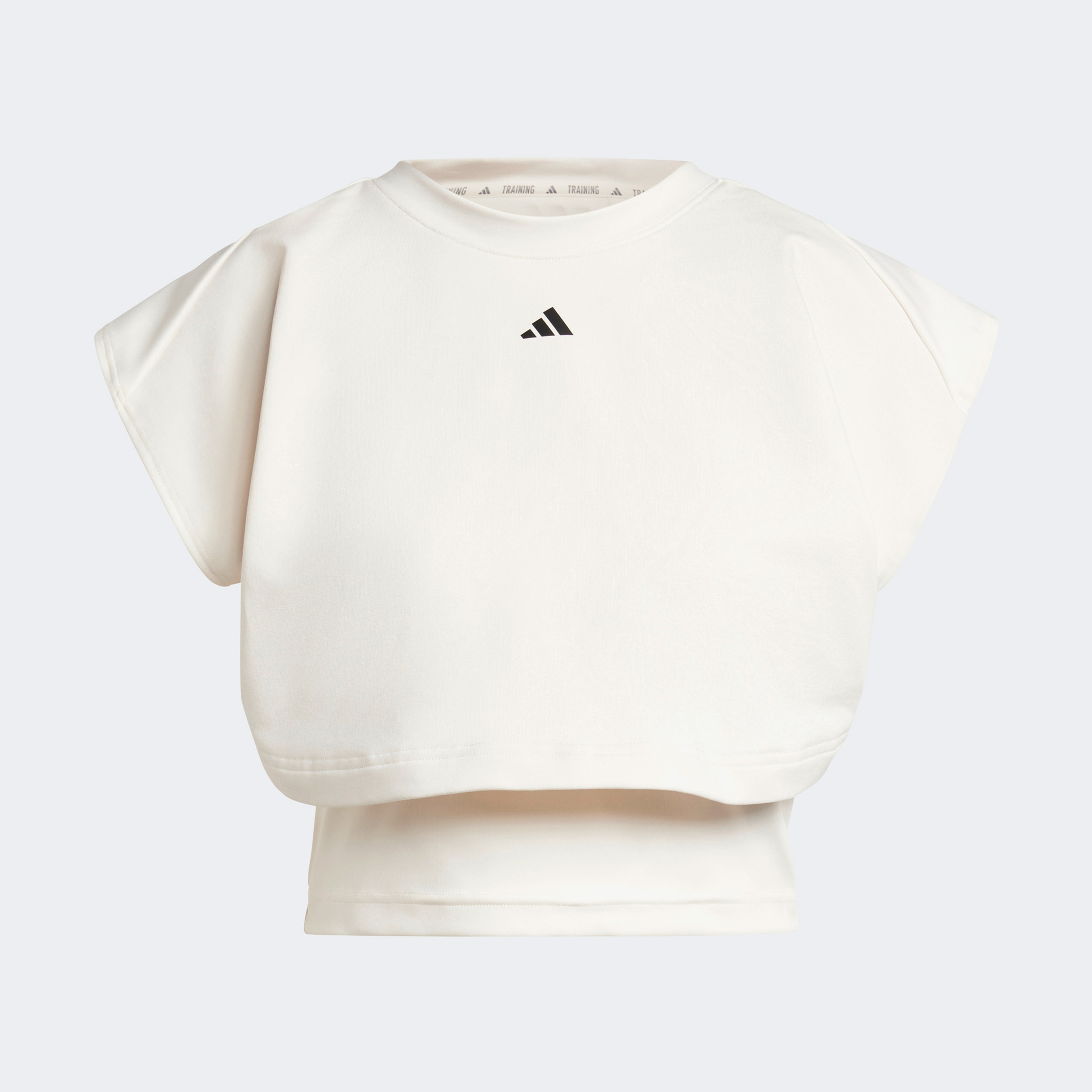 adidas Power Boxy Kadın Beyaz Kolsuz T-Shirt