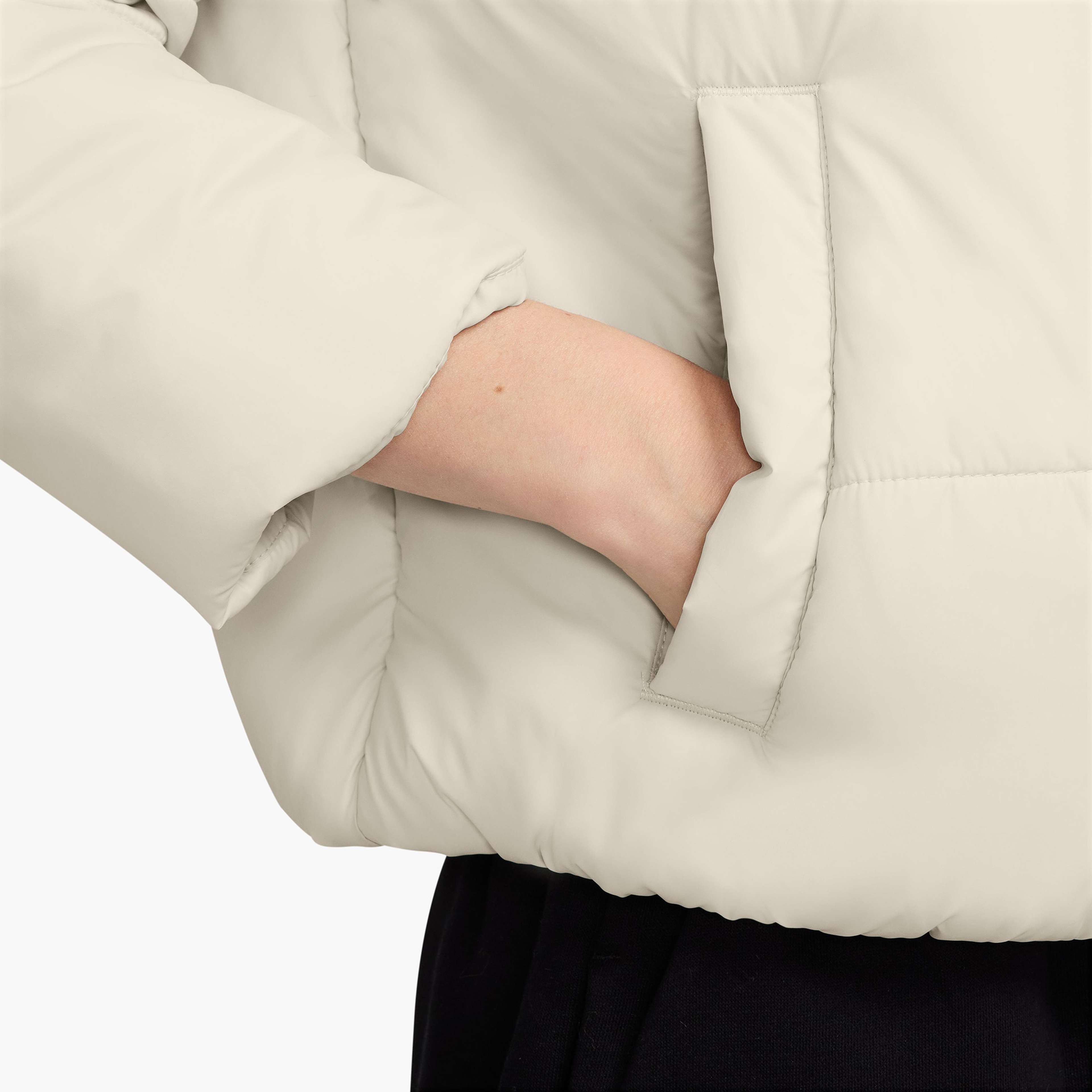 Nike Sportswear Classic Puffer Kadın Beyaz Mont