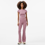 Nike Dri-Fit Zenvy Kadın Mor Tayt