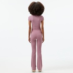 Nike Dri-Fit Zenvy Kadın Mor Tayt