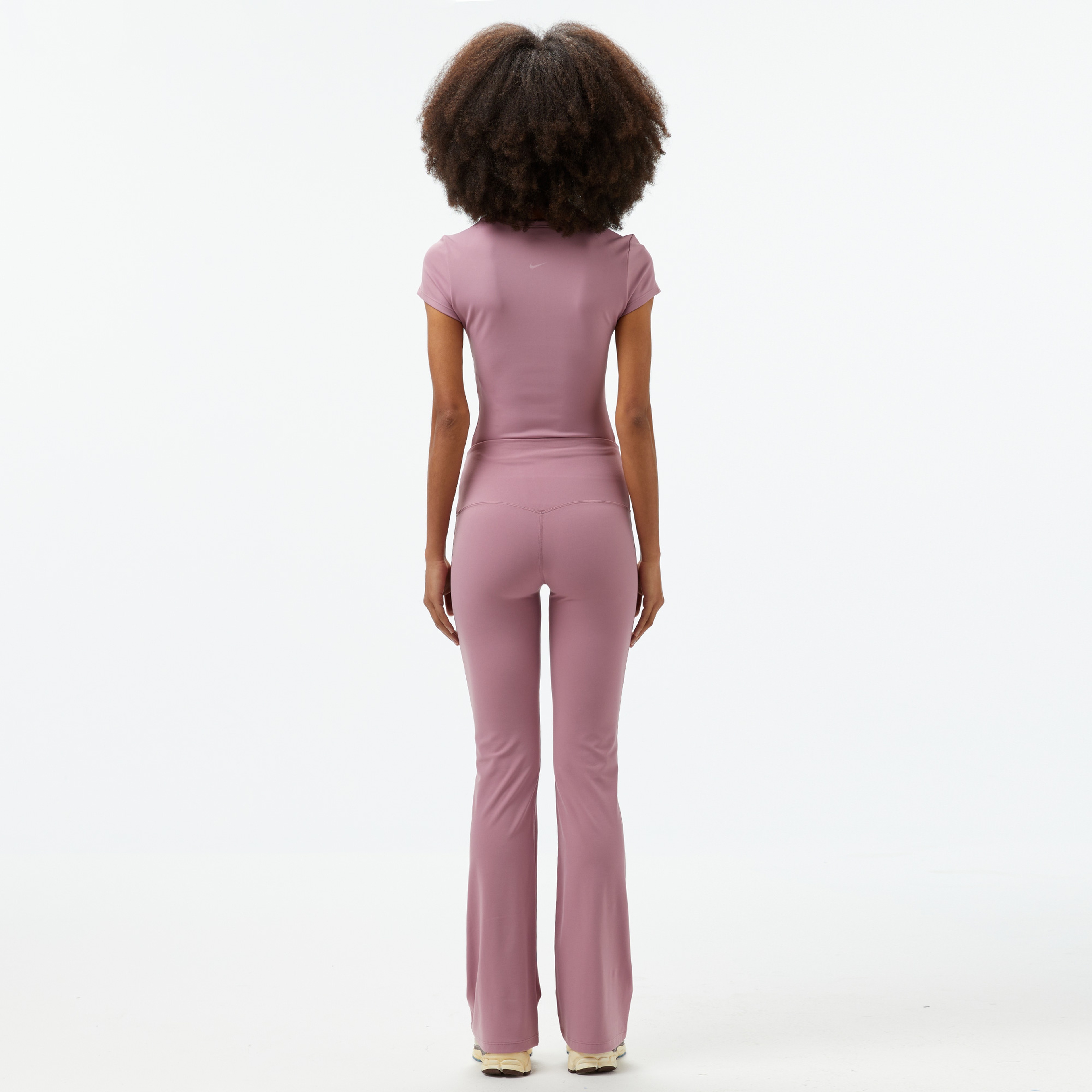 Nike Dri-Fit Zenvy Kadın Mor Tayt