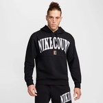 Nike Court Dri-Fit Fleece Heritage Erkek Siyah Sweatshirt