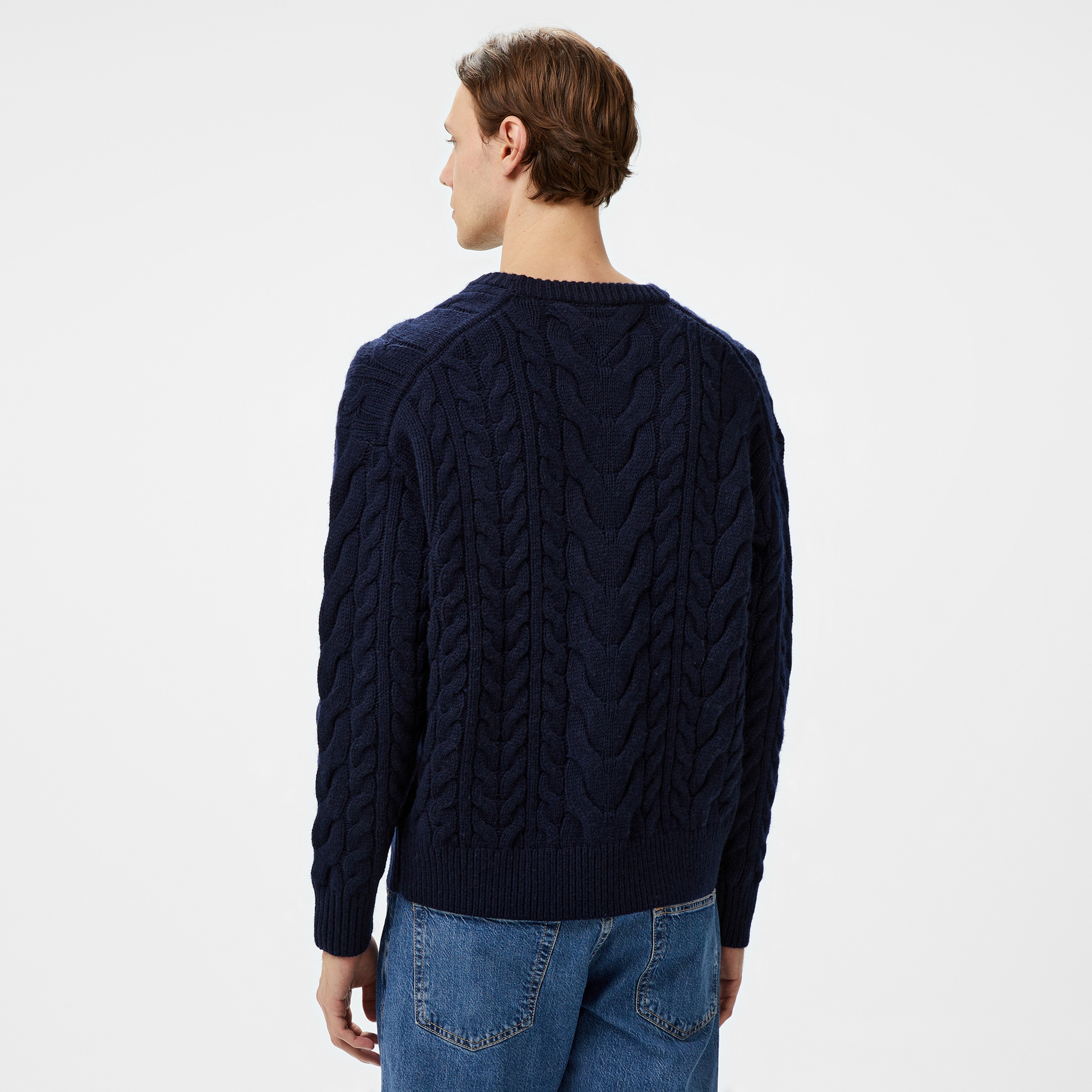 Tommy Hilfiger Erkek Mavi Triko