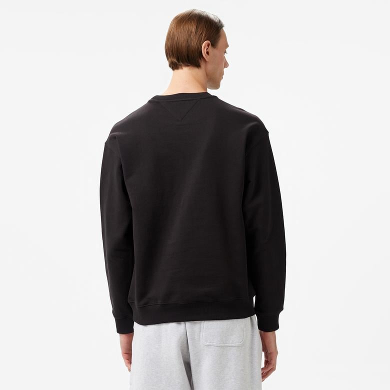 Tommy Hilfiger Erkek Siyah Sweatshirt