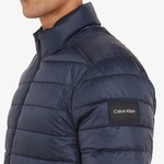 Calvin Klein Su Geçirmez Dik Yaka Erkek Mavi Mont