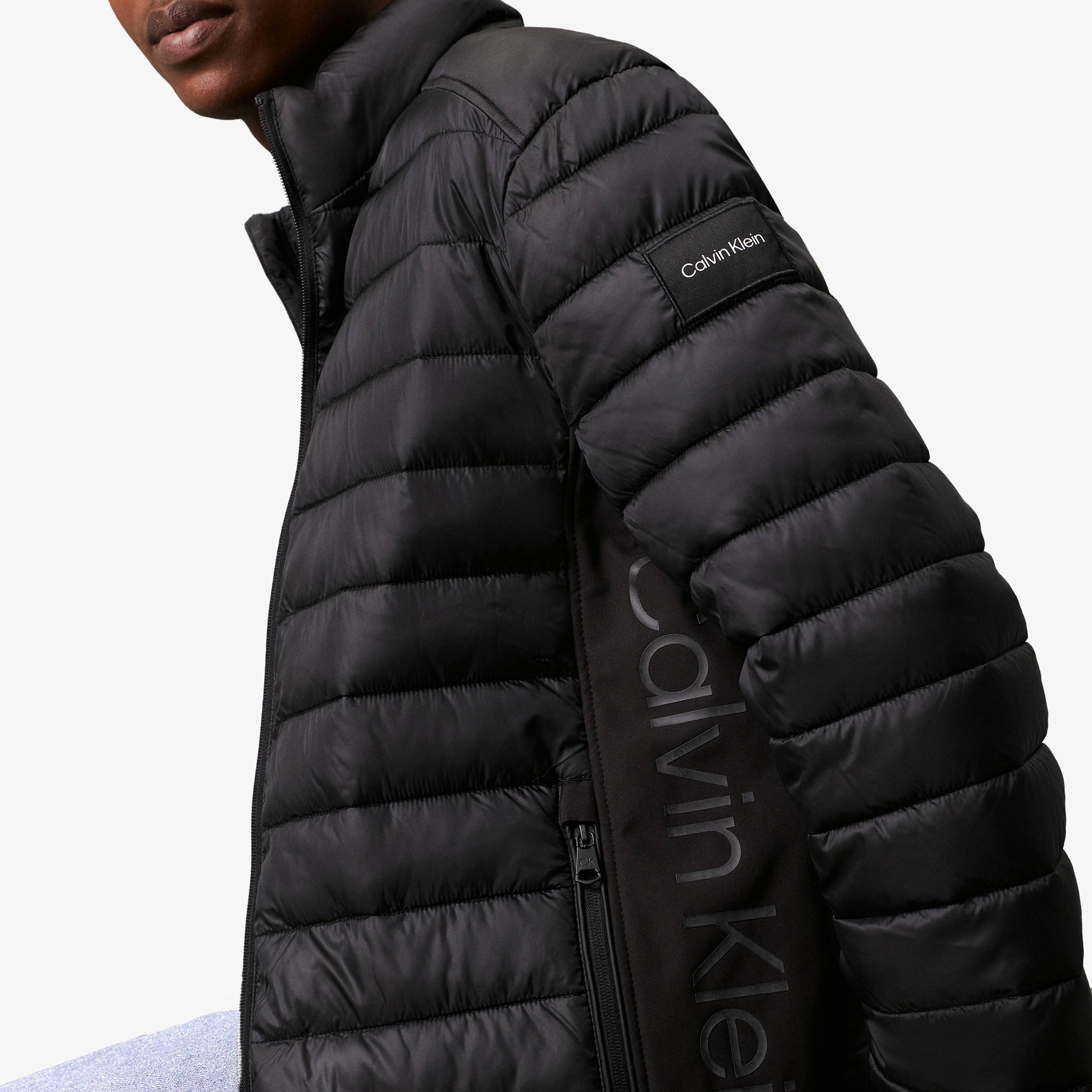 Calvin Klein Recycled Puffer Erkek Siyah Mont