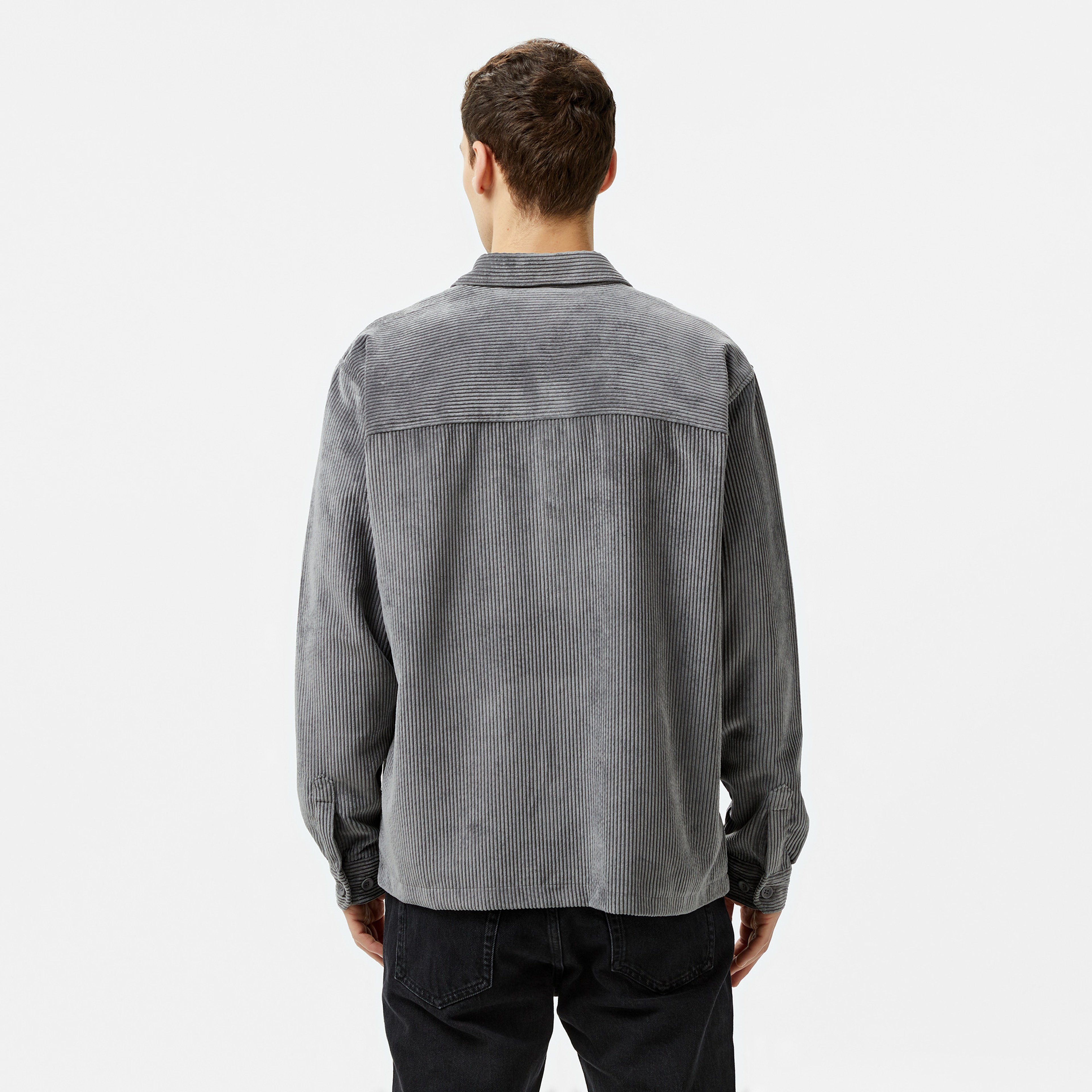 UNITED4 Erkek Gri Gömlek