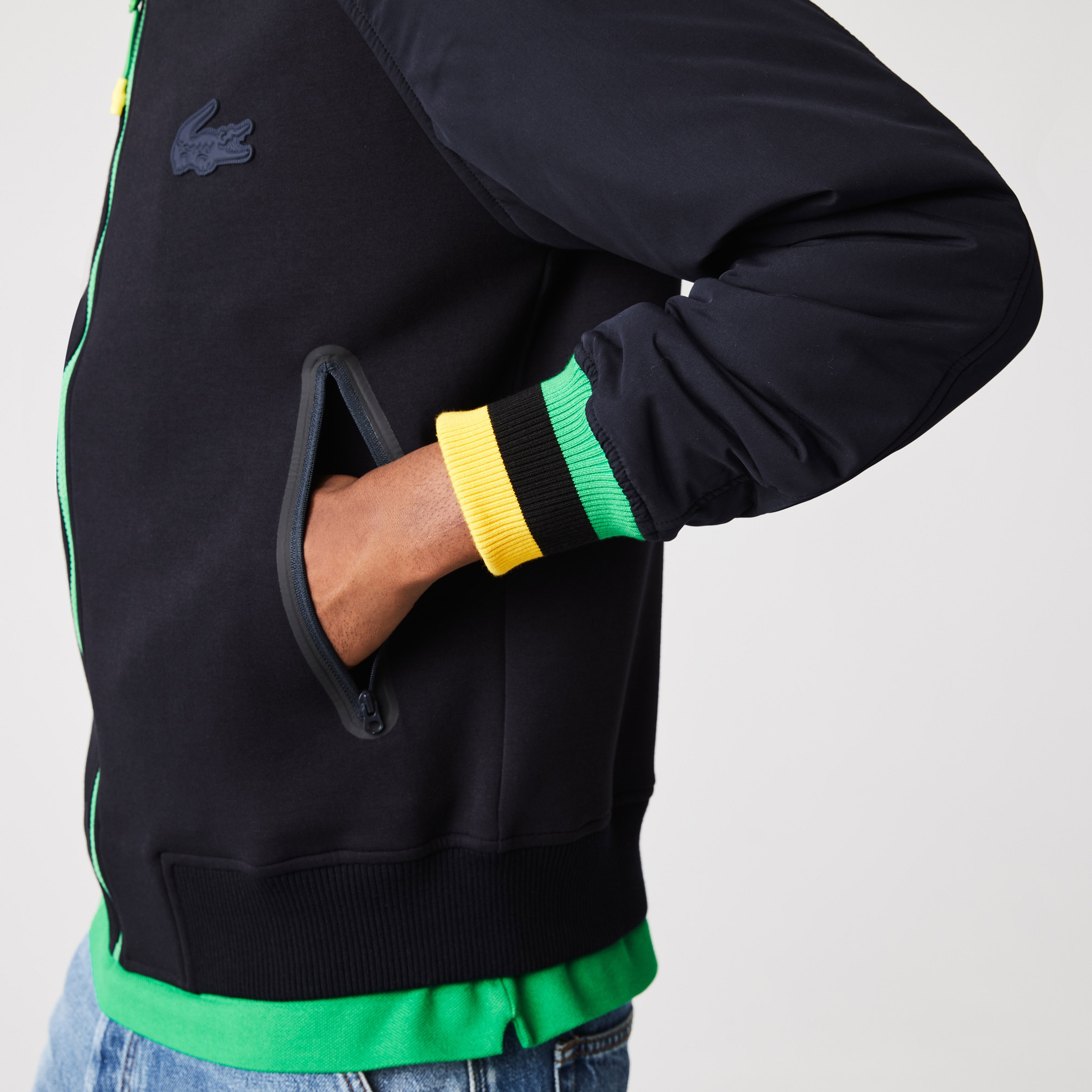 Lacoste Erkek Siyah Mont