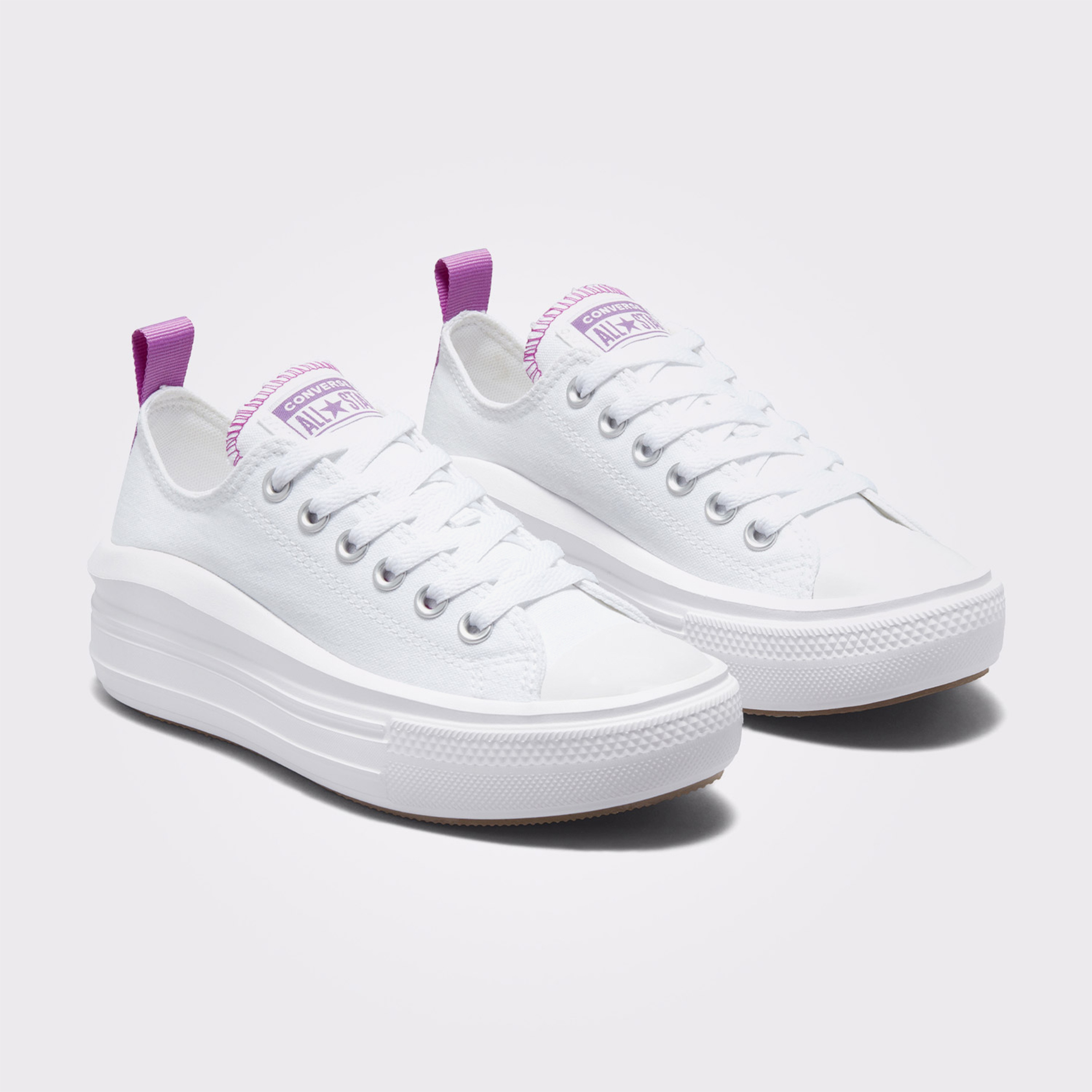 Converse Chuck Taylor All Star Move Color Pop Platform Çocuk Beyaz Sneaker