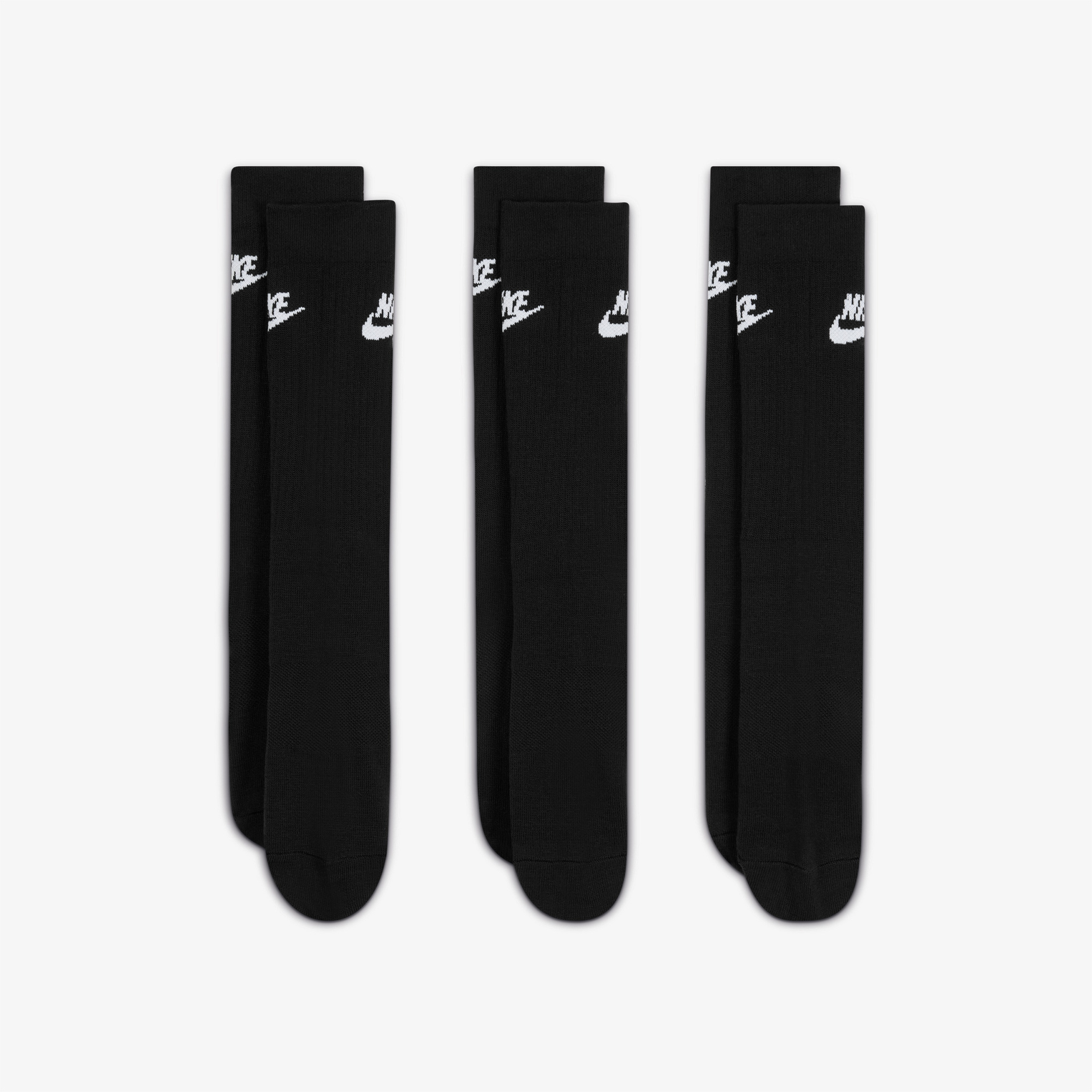 Nike Sportswear Everyday Essentials Crew Unisex Siyah Çorap