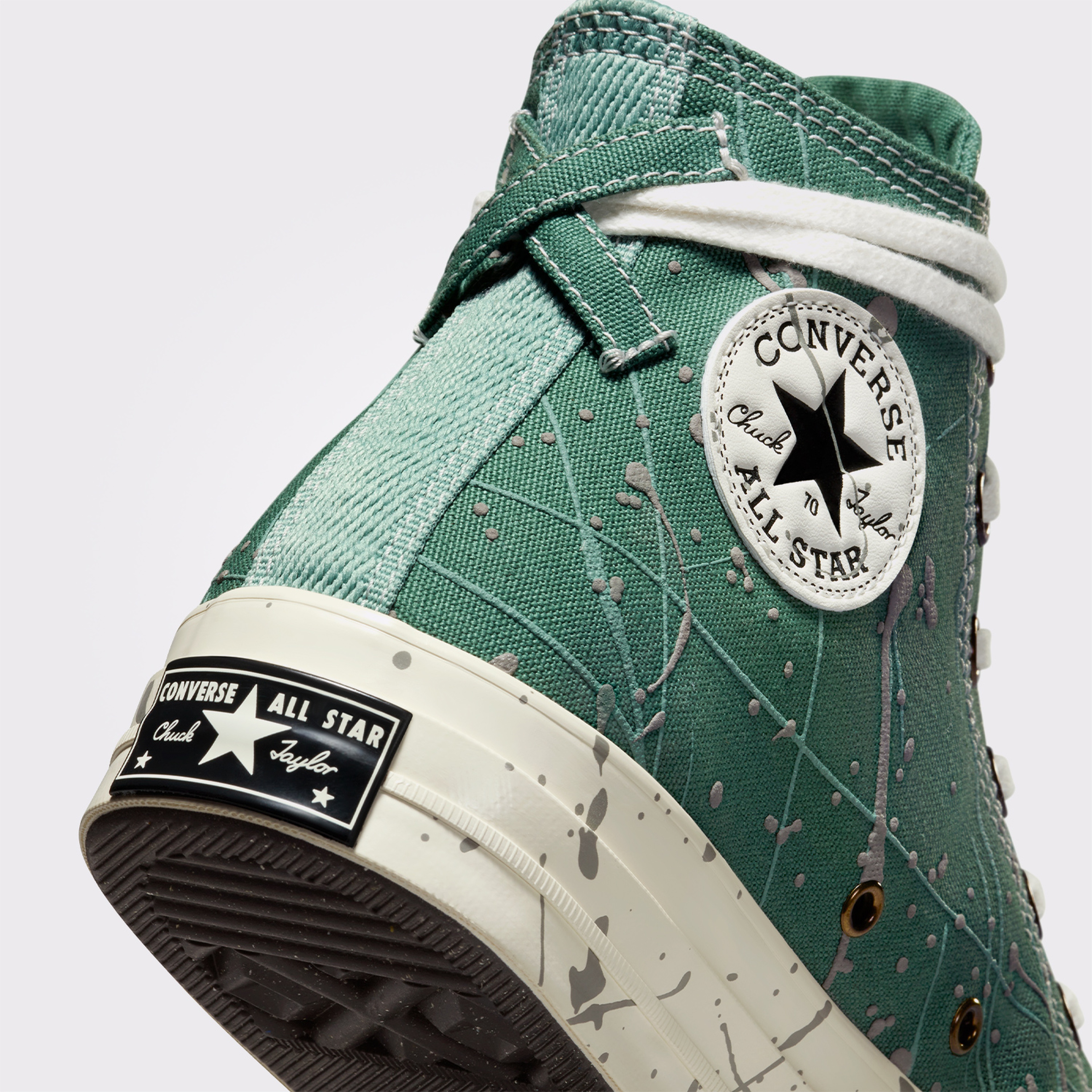 Converse Chuck 70 Paint Splatter Kadın Yeşil Sneaker