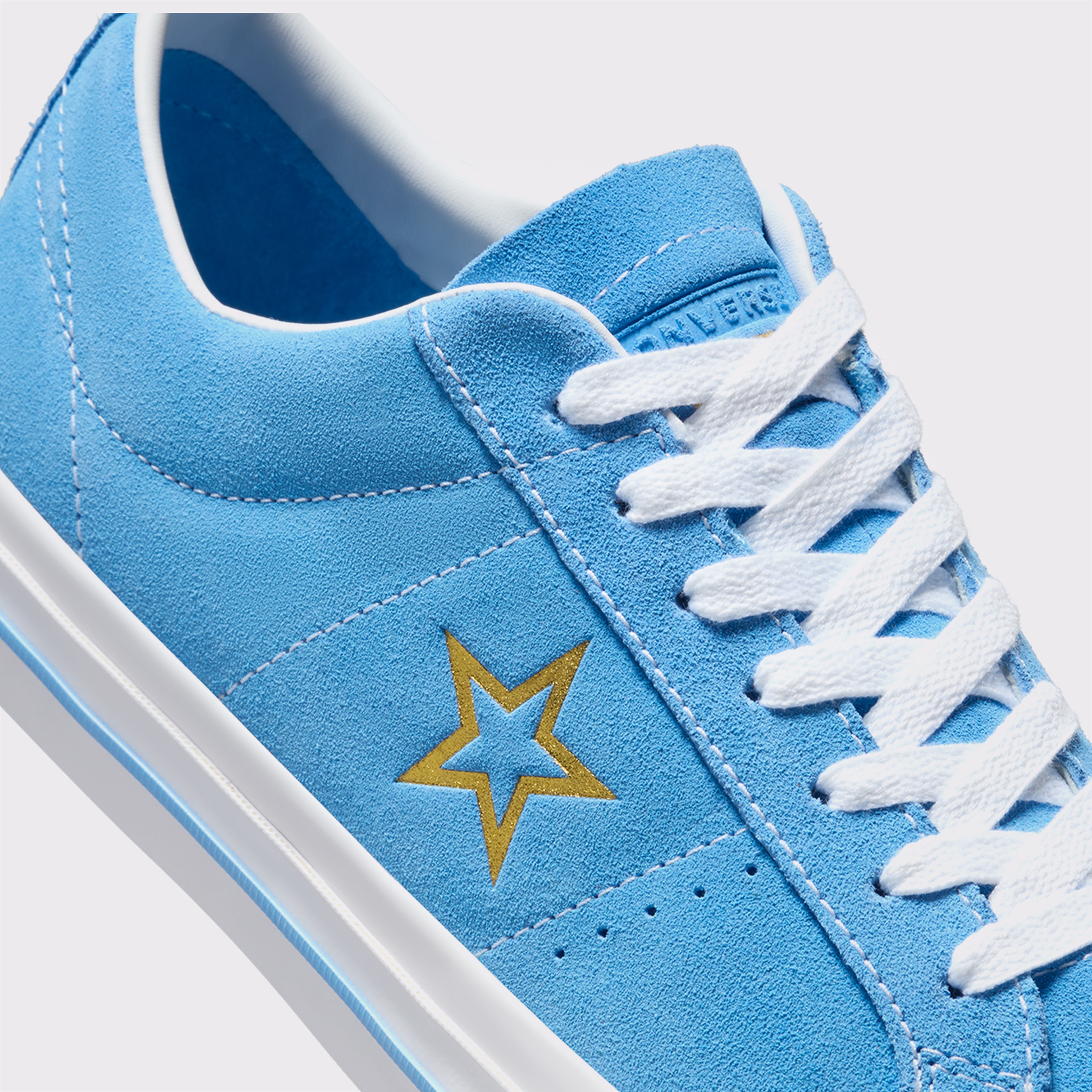 Converse Cons One Star Pro Suede Kadın Mavi Sneaker