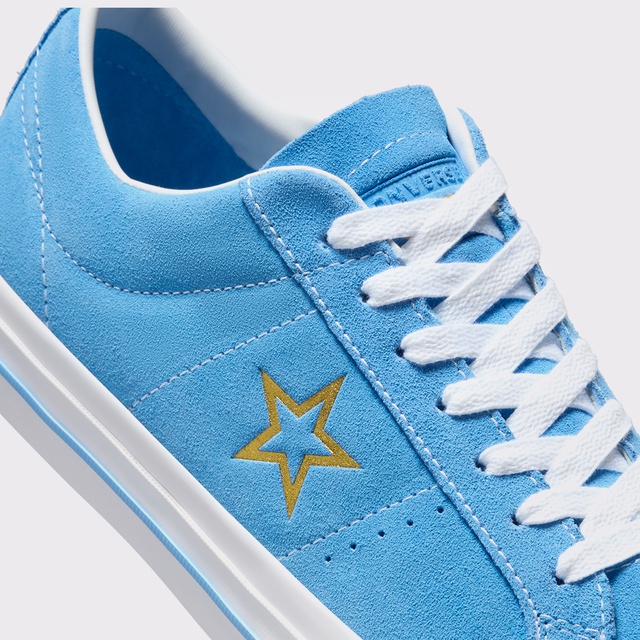 Converse Cons One Star Pro Suede Kadın Mavi Sneaker - Görsel 6