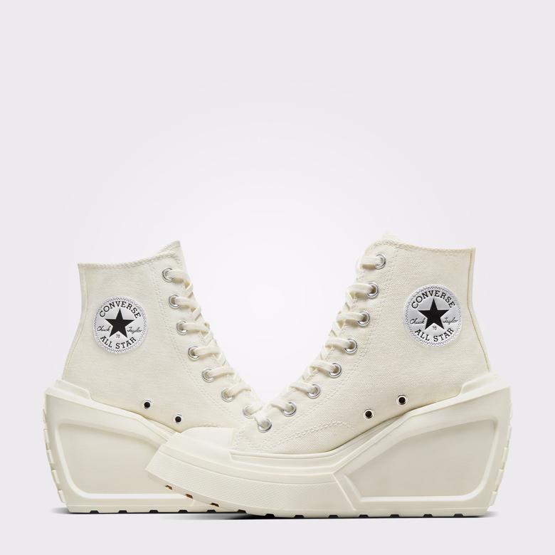 Converse Chuck 70 De Luxe Wedge Kadın Krem Ayakkabı