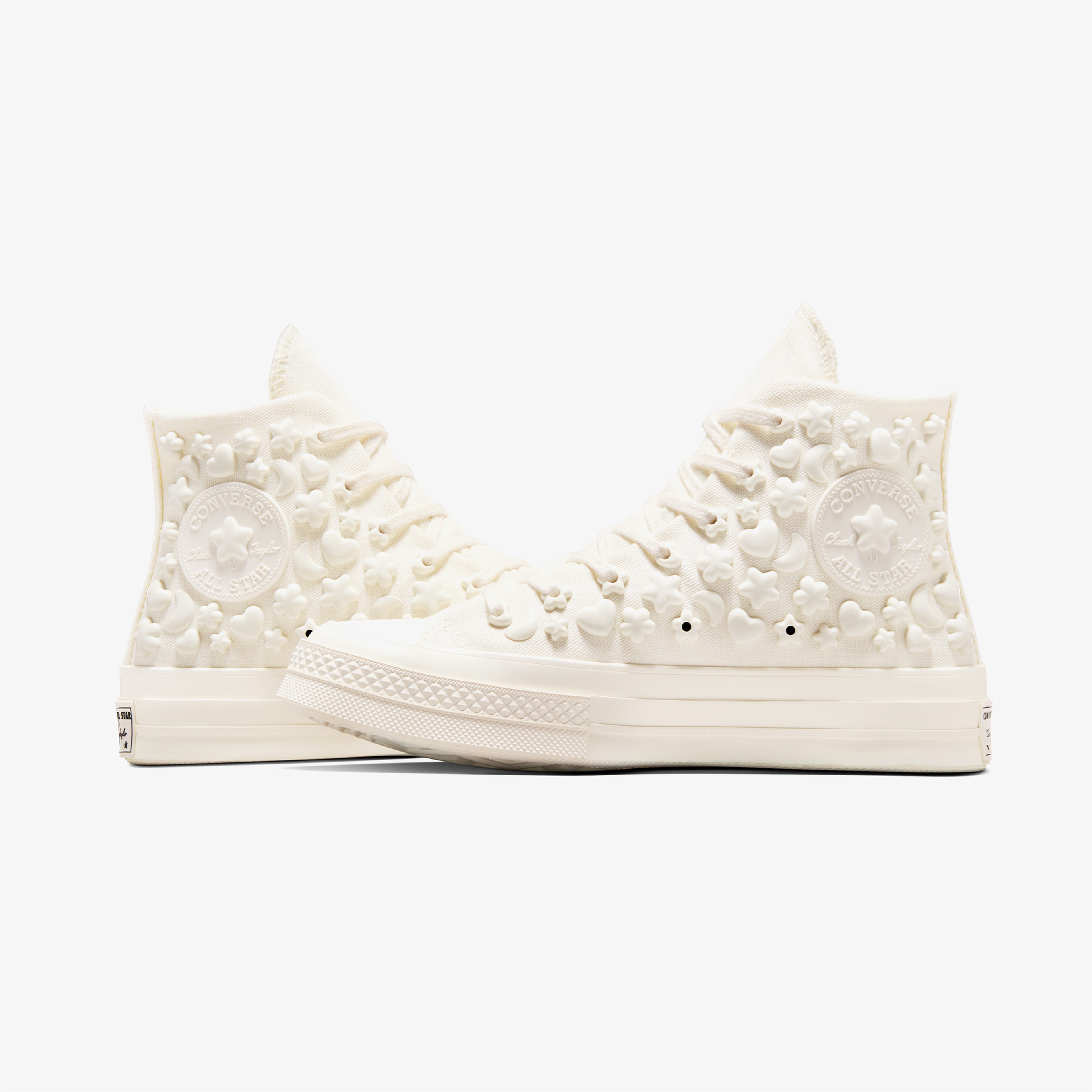Converse Chuck 70 3D Charms Kadın Krem Sneaker