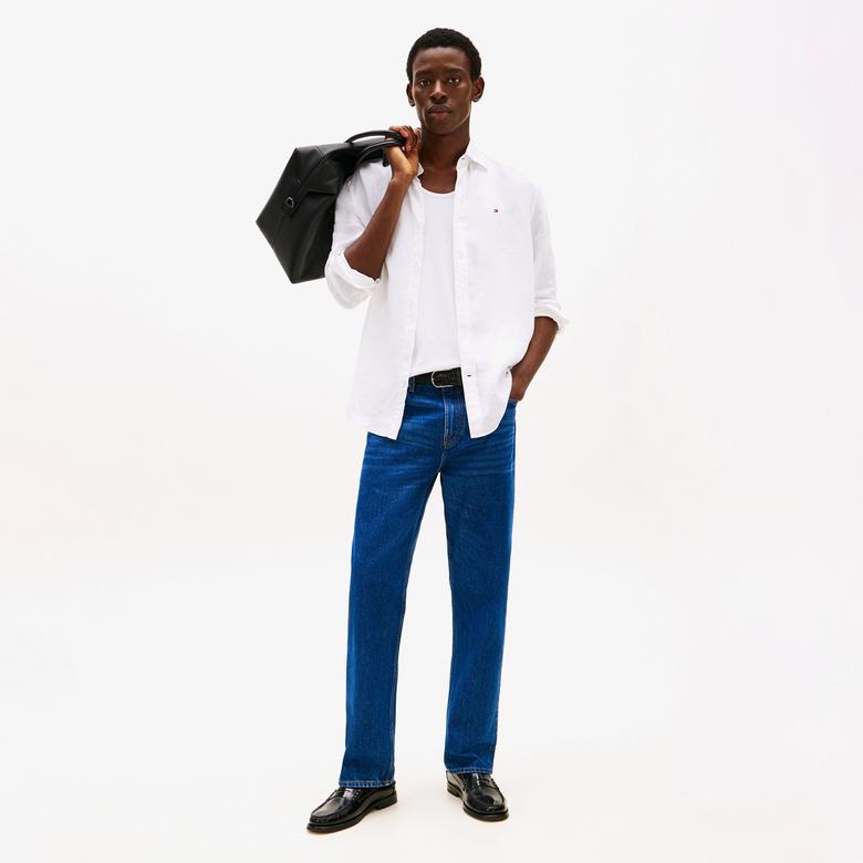 Tommy Hilfiger Erkek Beyaz Gömlek