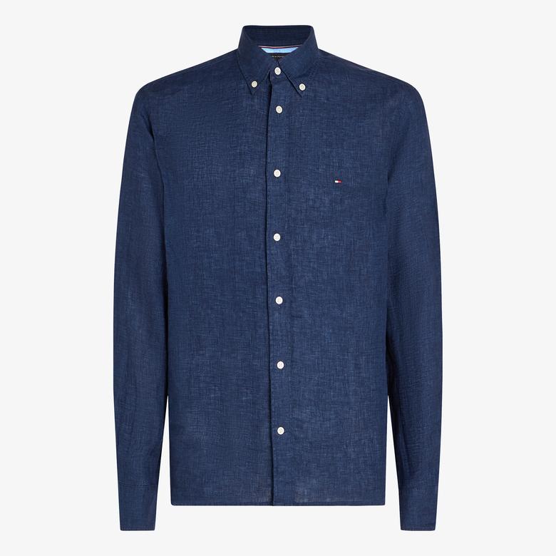 Tommy Hilfiger Erkek Mavi Gömlek