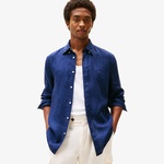 Tommy Hilfiger Erkek Mavi Gömlek