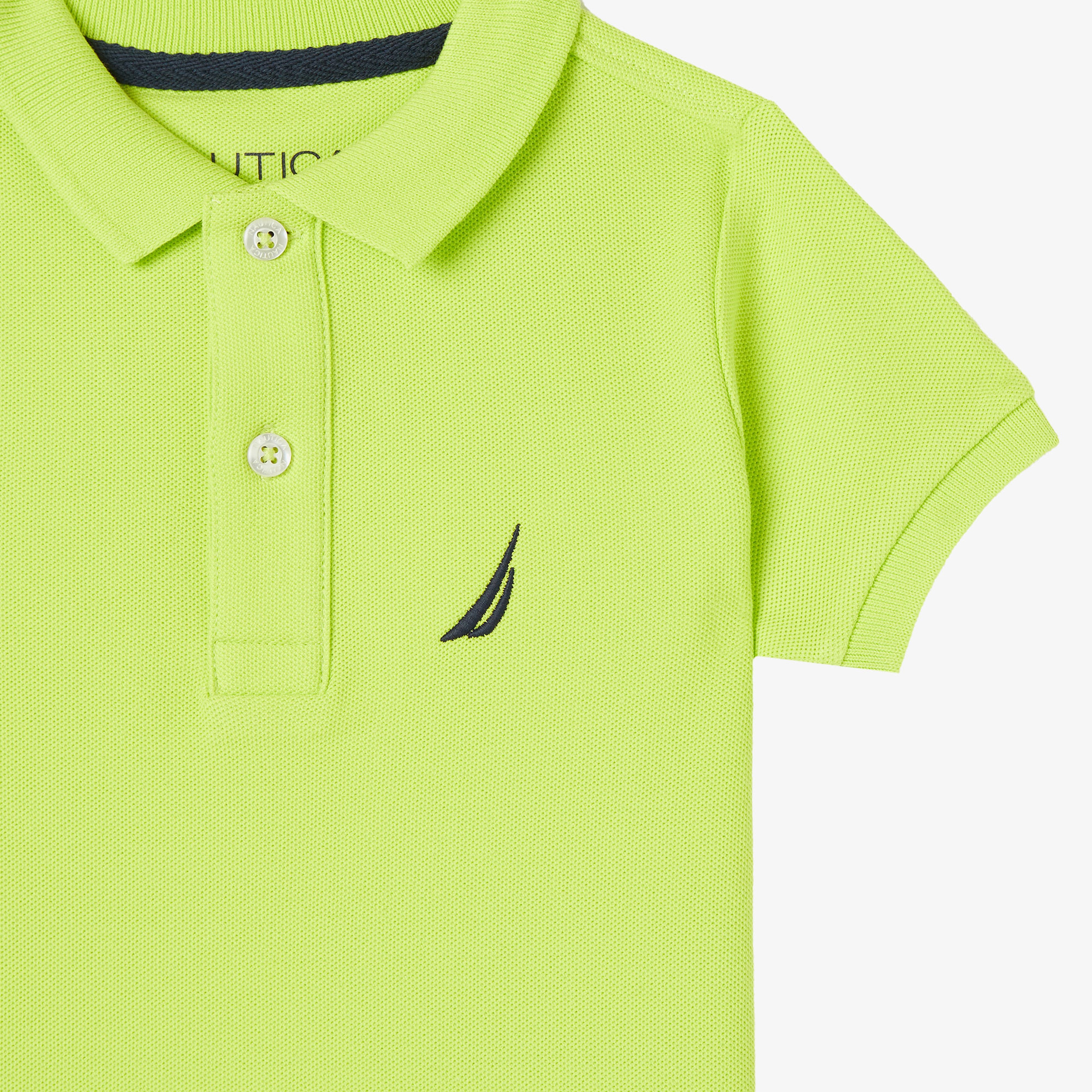 Nautica Erkek Çocuk Yeşil Kısa Kollu Polo Yaka T-Shirt