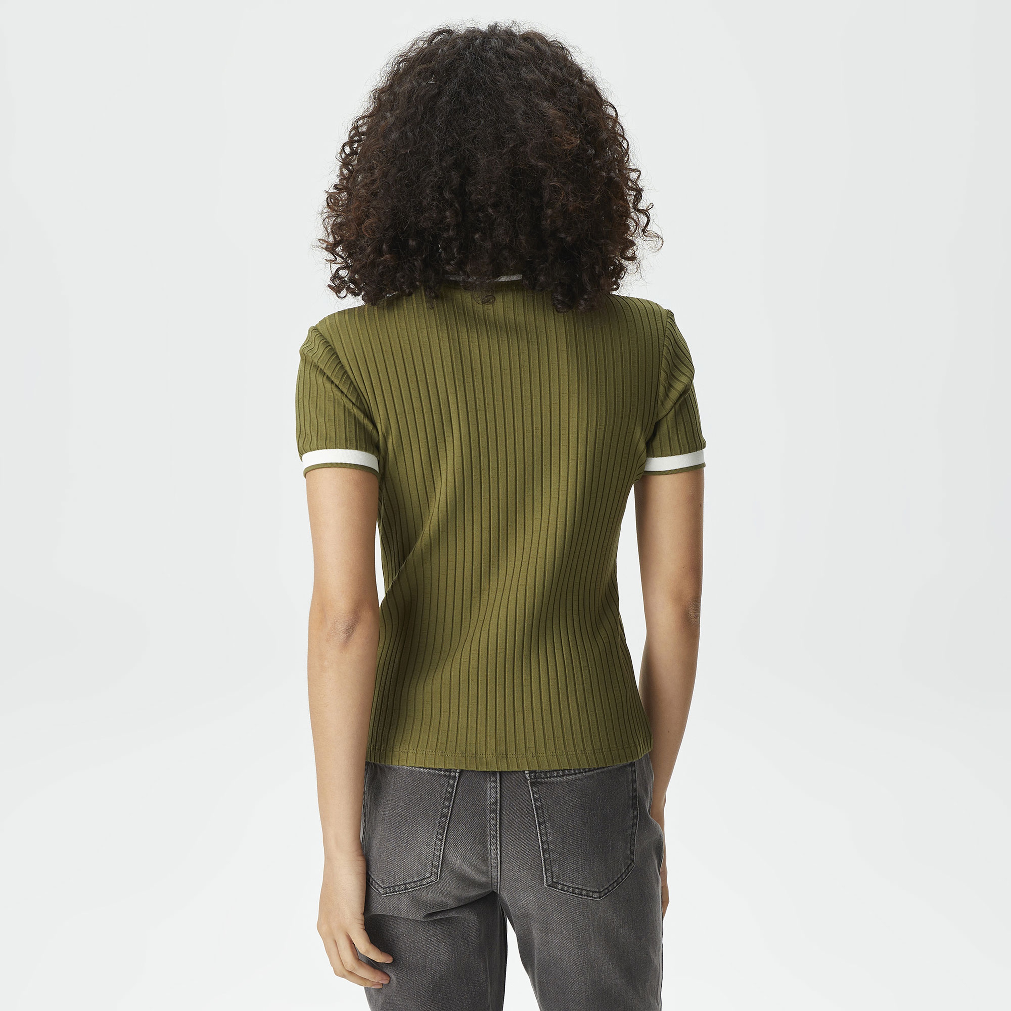 Nautica Kadın Yeşil Slim Fit Kısa Kollu Polo