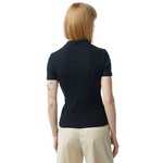 Nautica Kadın Siyah Slim Fit Kısa Kollu Polo