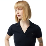 Nautica Kadın Siyah Slim Fit Kısa Kollu Polo