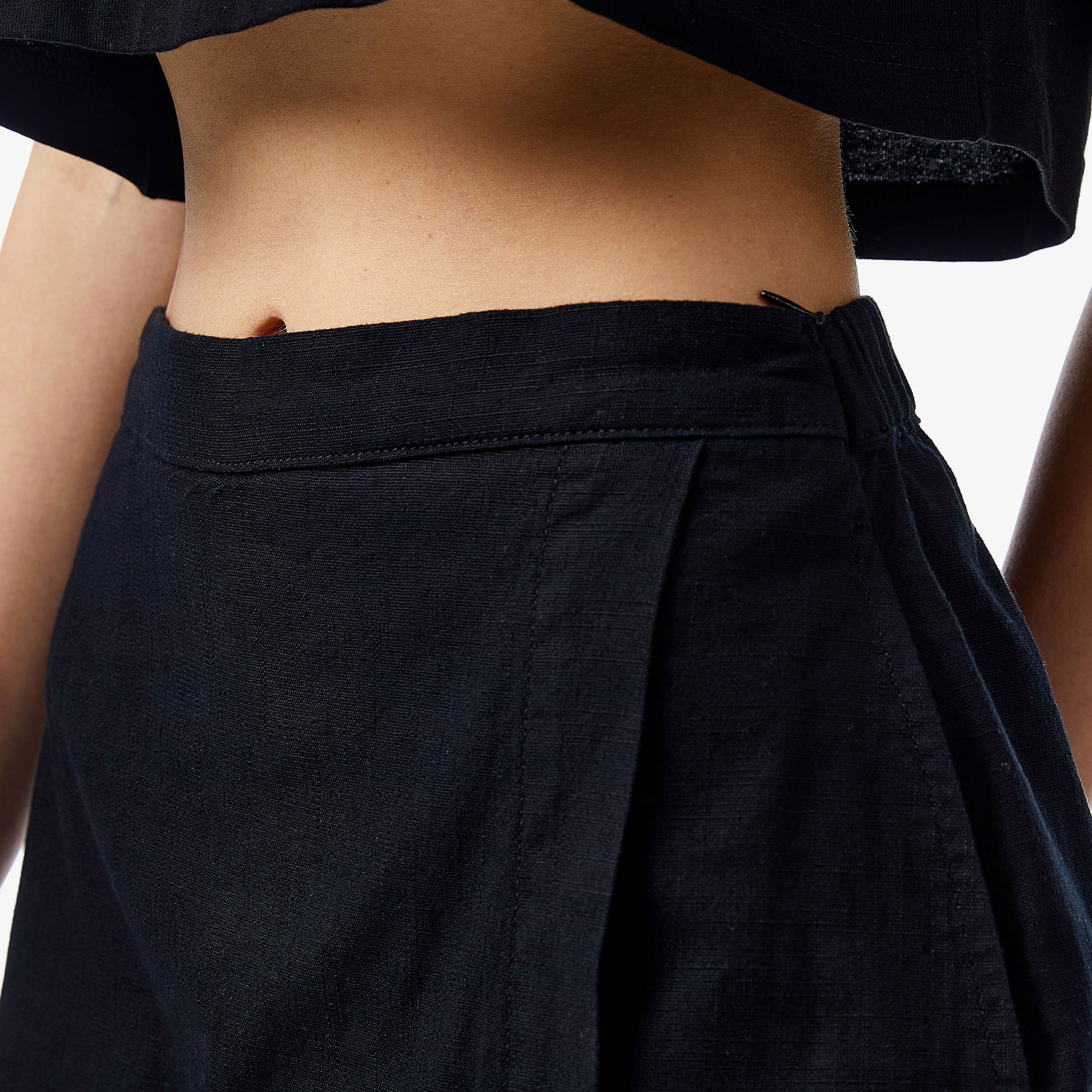 Nautica Kadın Siyah Standart Fit Şort Etek